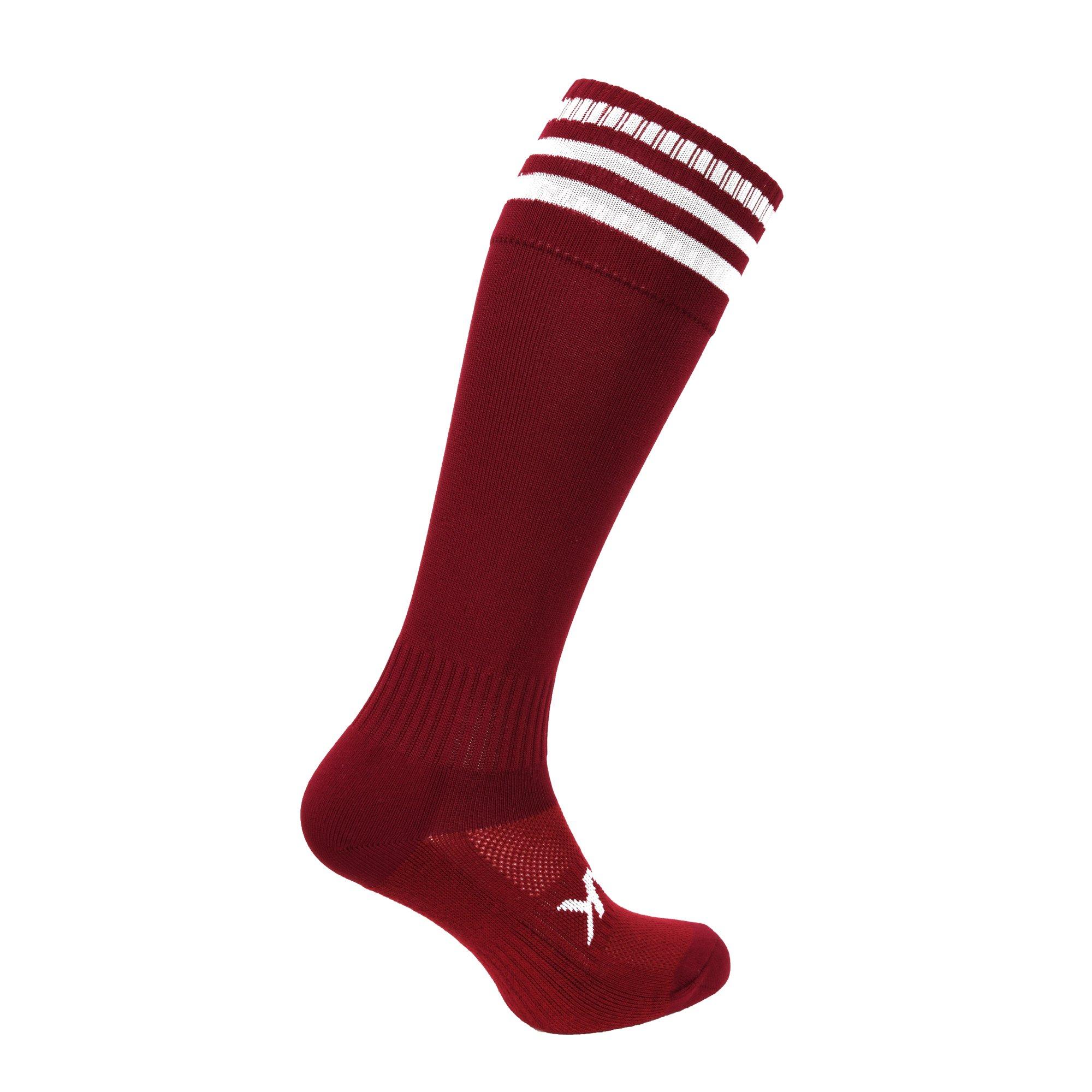 Maroon/White - ATAK Sports - ATAK Bars Socks Junior - 2