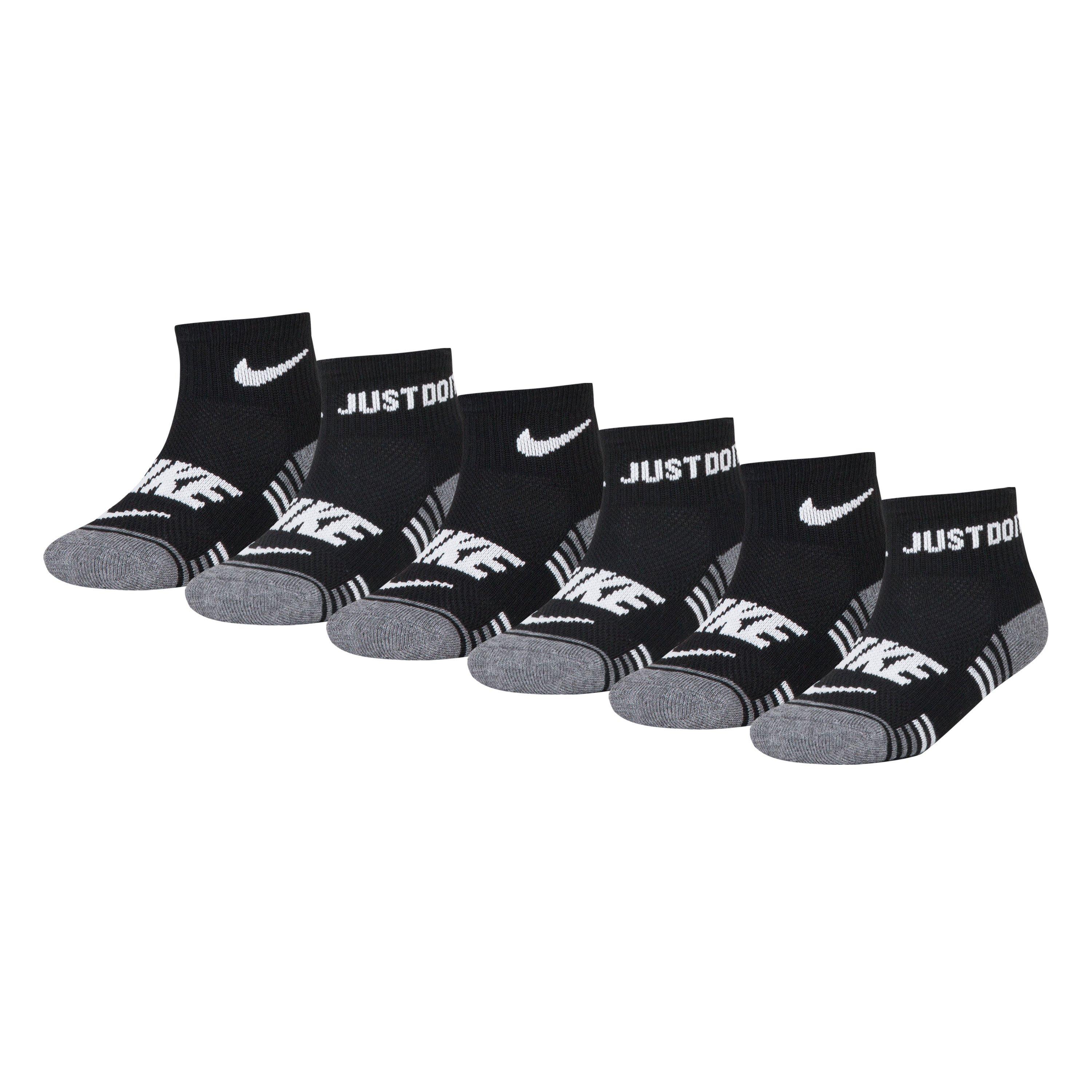 Black - Nike - 6Pk Ankle Trainer Socks - 1
