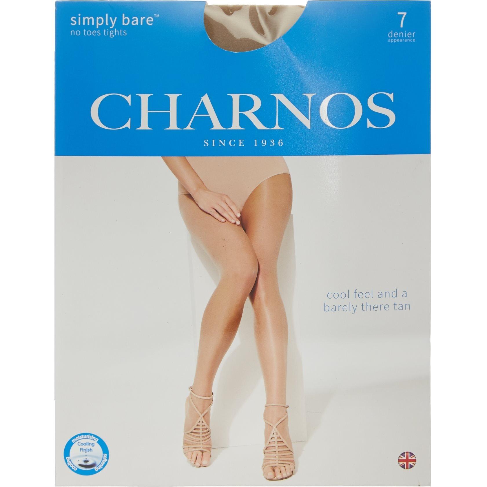 Rosa - Charnos - Simply bare 7 denier no toes tights - 2