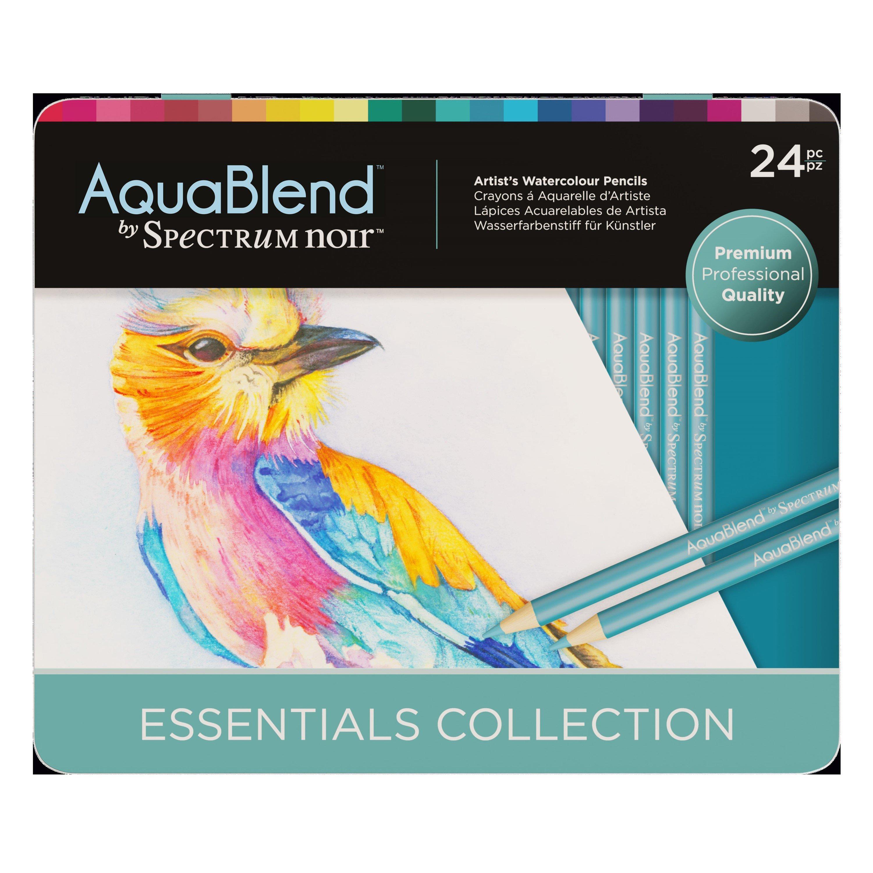 Multi - Crafters Companion - Spectrum Noir Aquablend Pencils (24PC) - Essential - 1