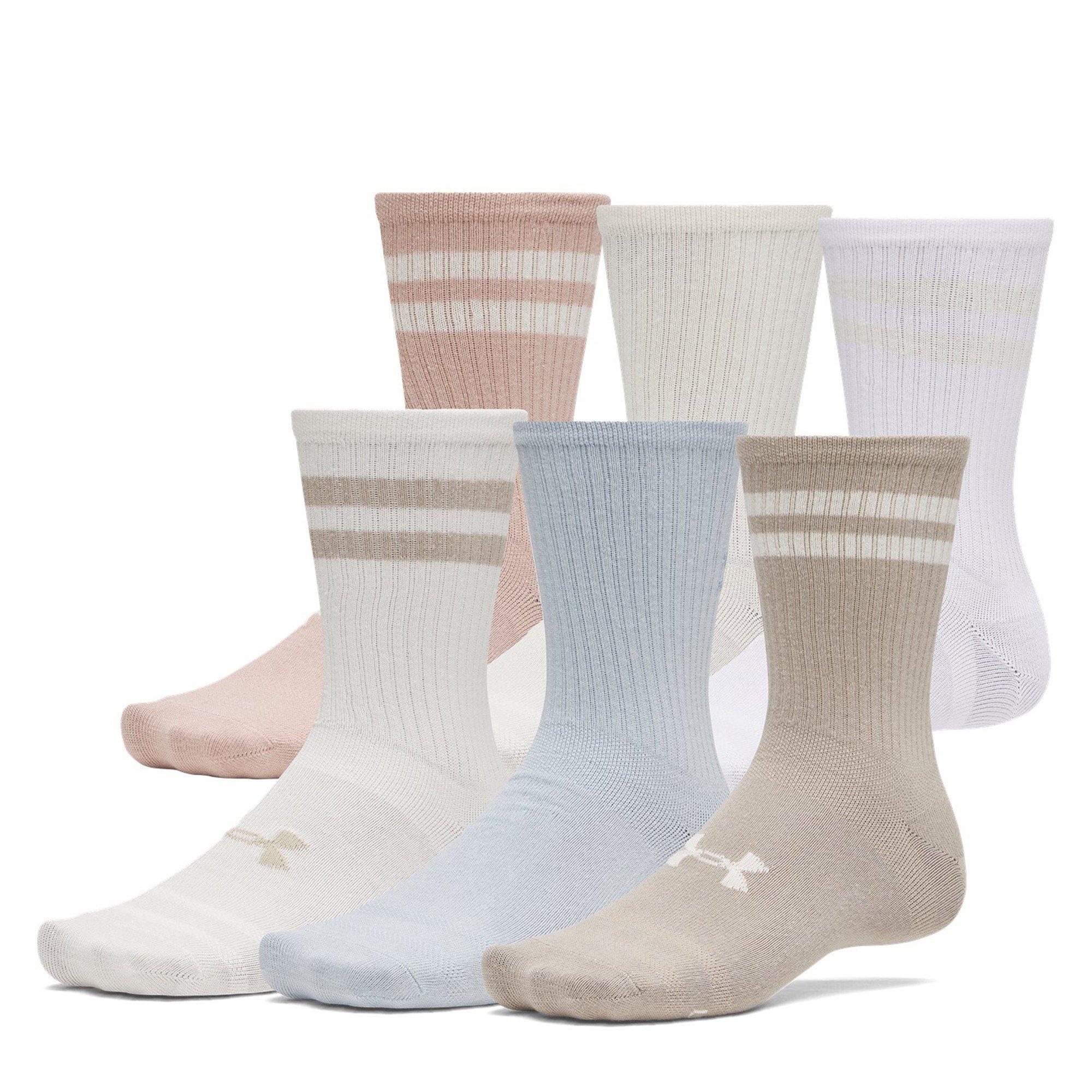 Timberwolf - Under Armour - Ua Essential 6pk Crew Sock Unisex Adults - 1