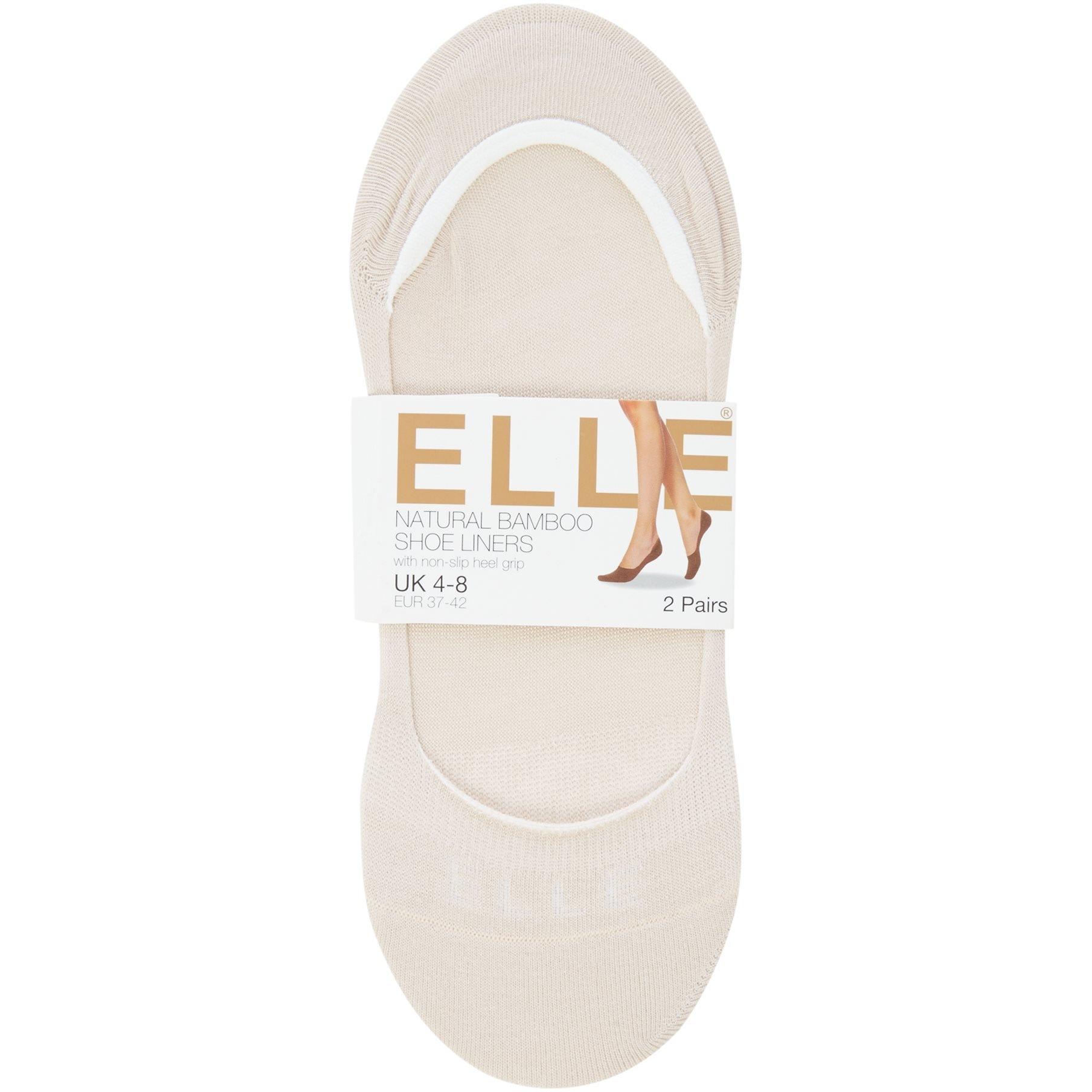 Elle Bamboo 2 Per Pack Shoe Liners Trainer Socken Sports Direct