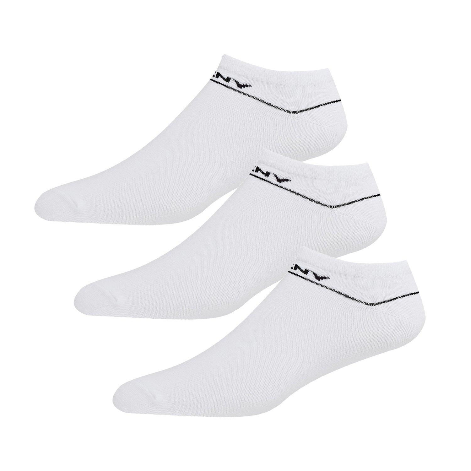 White - DKNY - Womens 3 pack Trainer Liners Olivia - 6