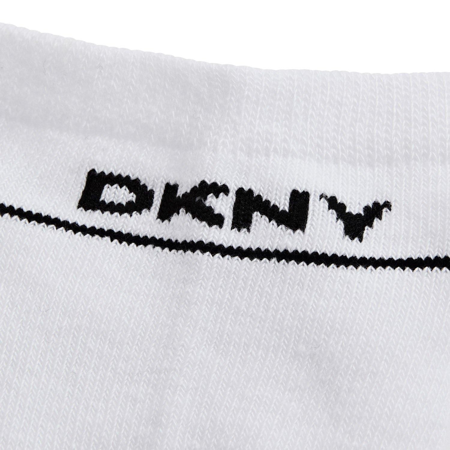 White - DKNY - Womens 3 pack Trainer Liners Olivia - 10