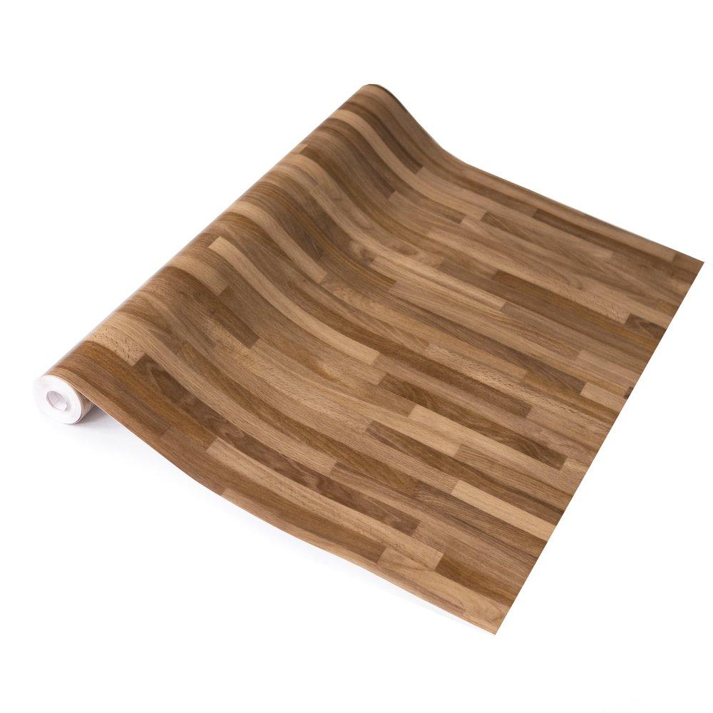 Brown - D C Fix - dc fix Walnut Block Self Adhesive Vinyl Wrap - 1