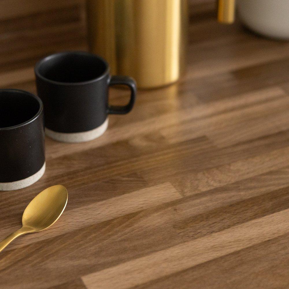 Brown - D C Fix - dc fix Walnut Block Self Adhesive Vinyl Wrap - 3