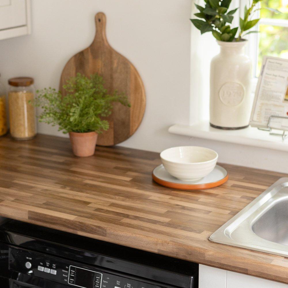 Brown - D C Fix - dc fix Walnut Block Self Adhesive Vinyl Wrap - 4