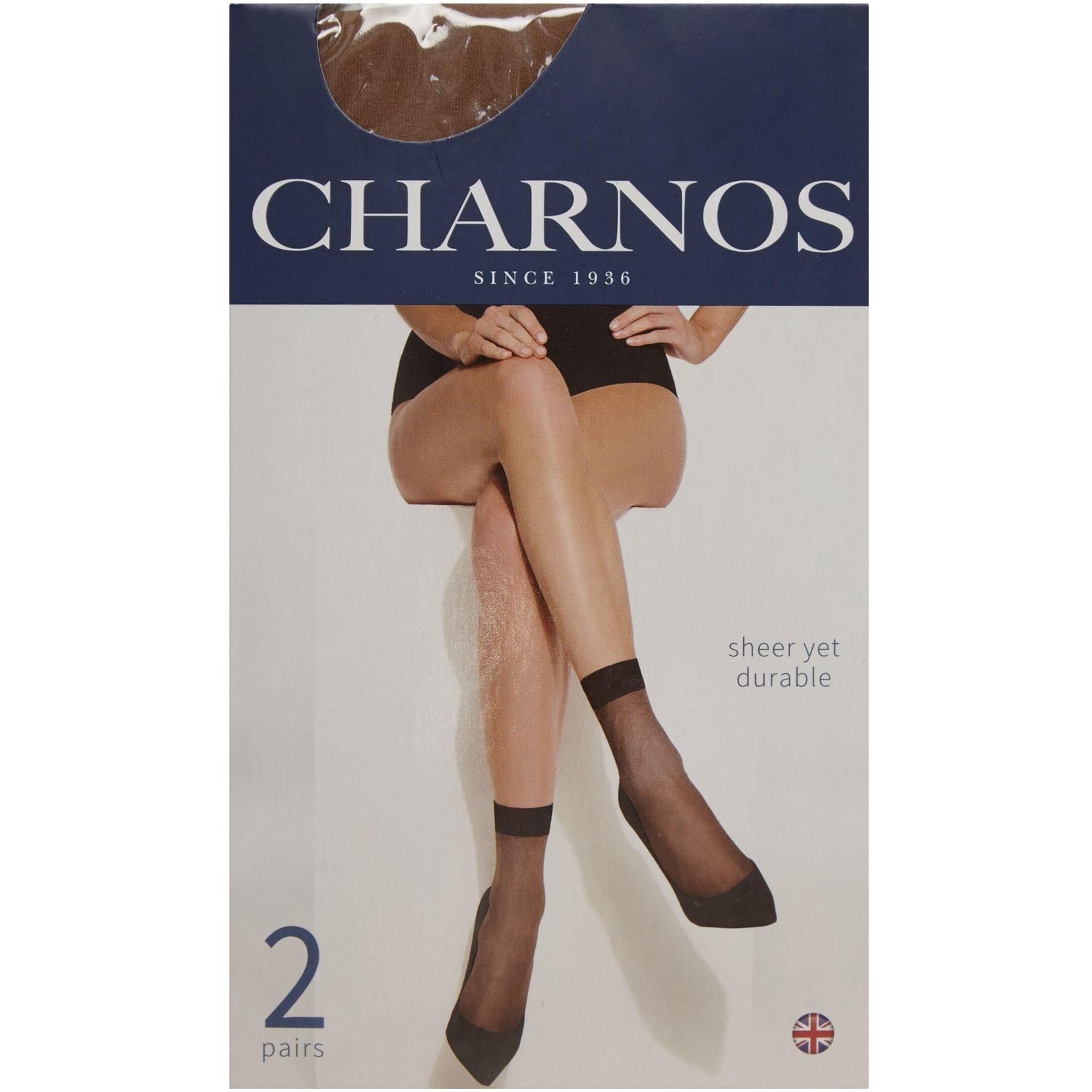 Burgundy - Charnos - 2 Per Packet Sheer Ankle Socks - 2
