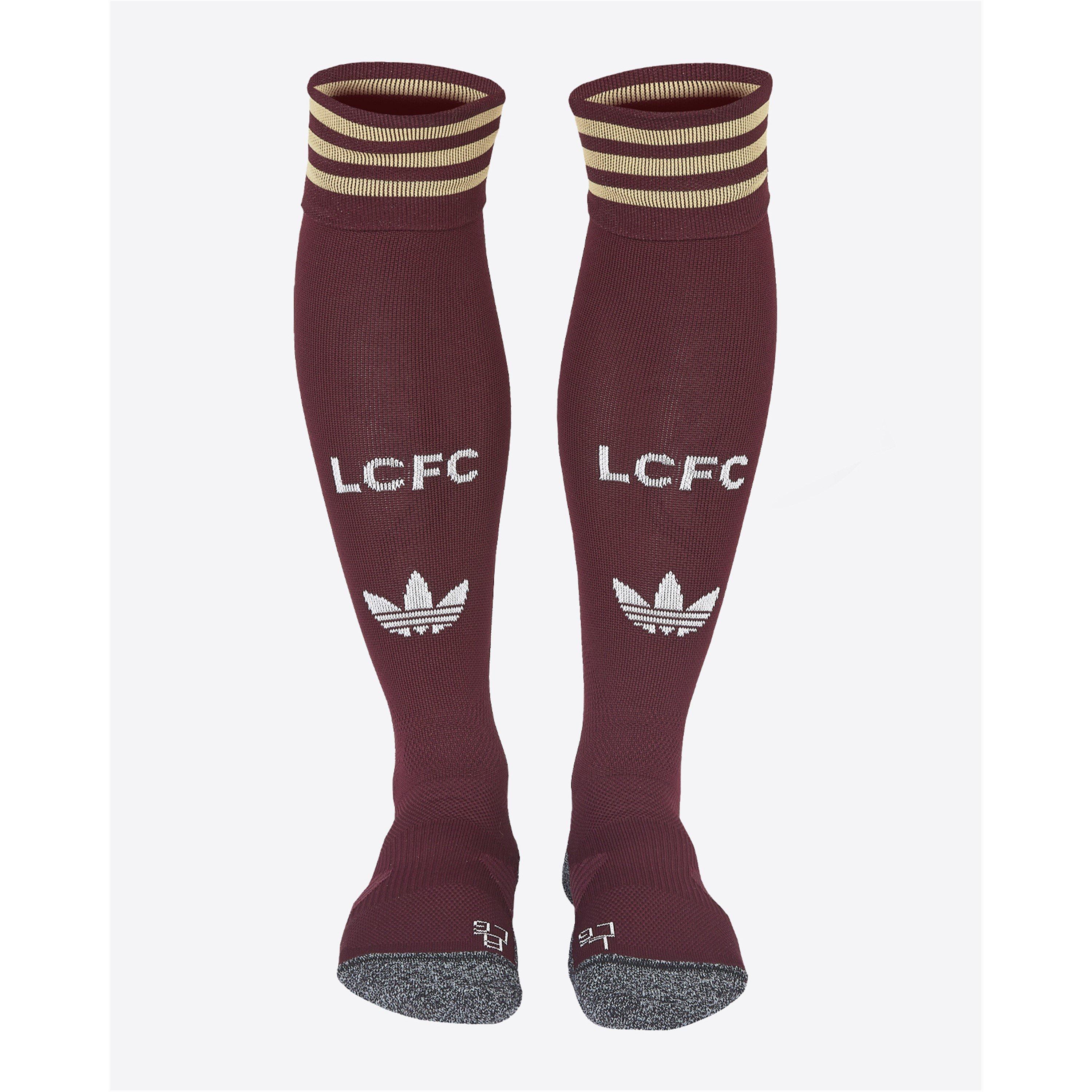 Maroon/Gold - adidas - Adidas LCFC A Sock Sn63