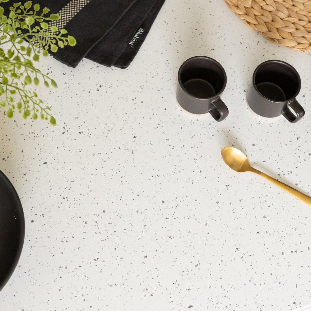 White - D C Fix - dc fix White Granite Matt Self Adhesive Vinyl Wrap - 5