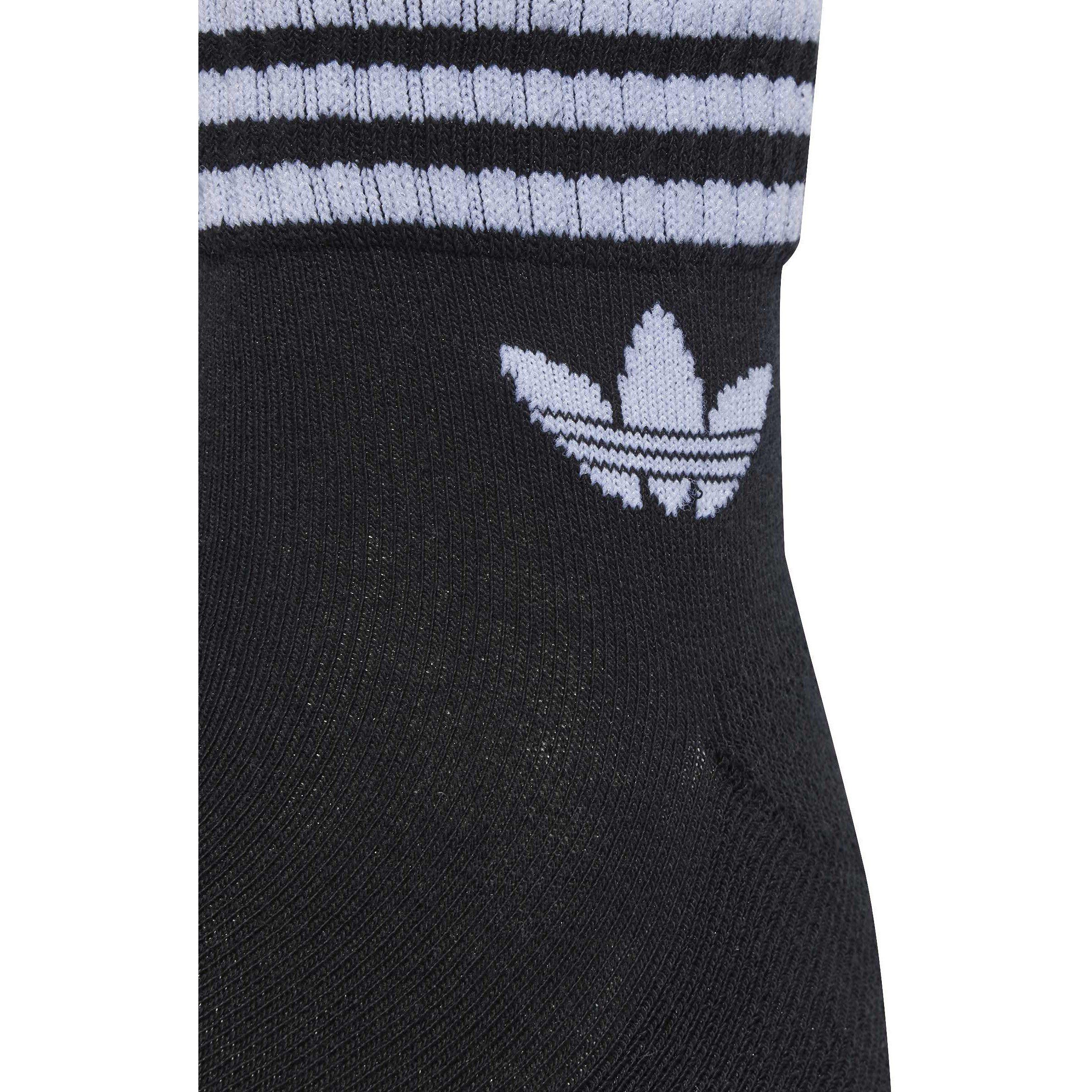 White/Grey/Blk - adidas Originals - Adi OG 3S Ank Sck 3 Pk 64 - 4