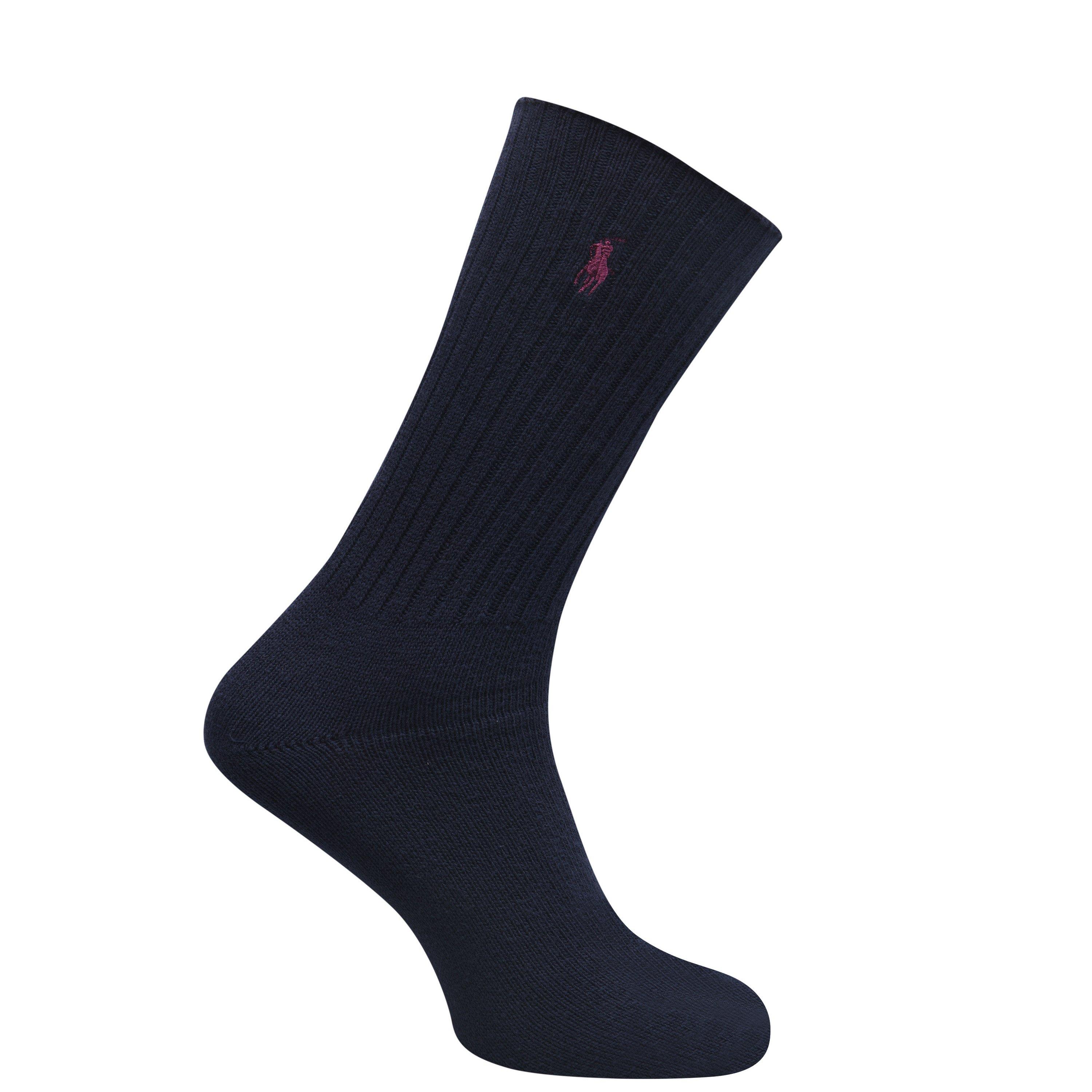 Navy - Polo Ralph Lauren - Crew Socks - 2