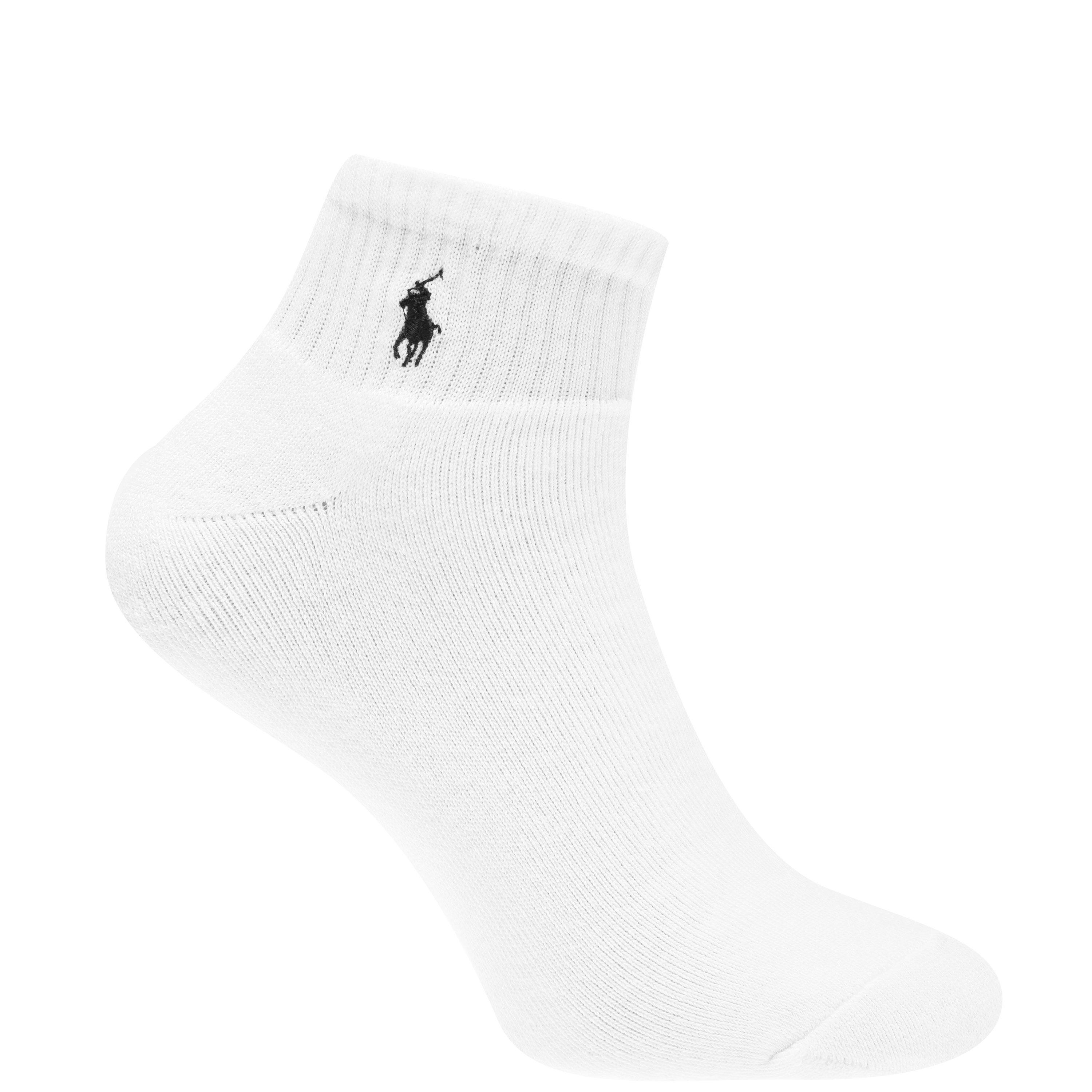 White - Polo Ralph Lauren - Three Pack Sport Socks - 2