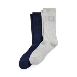 Ralph Lauren 2pkTonalLgSock Sn43