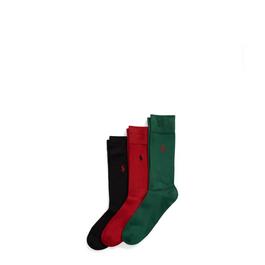 Ralph Lauren Three Pack Crew Socks