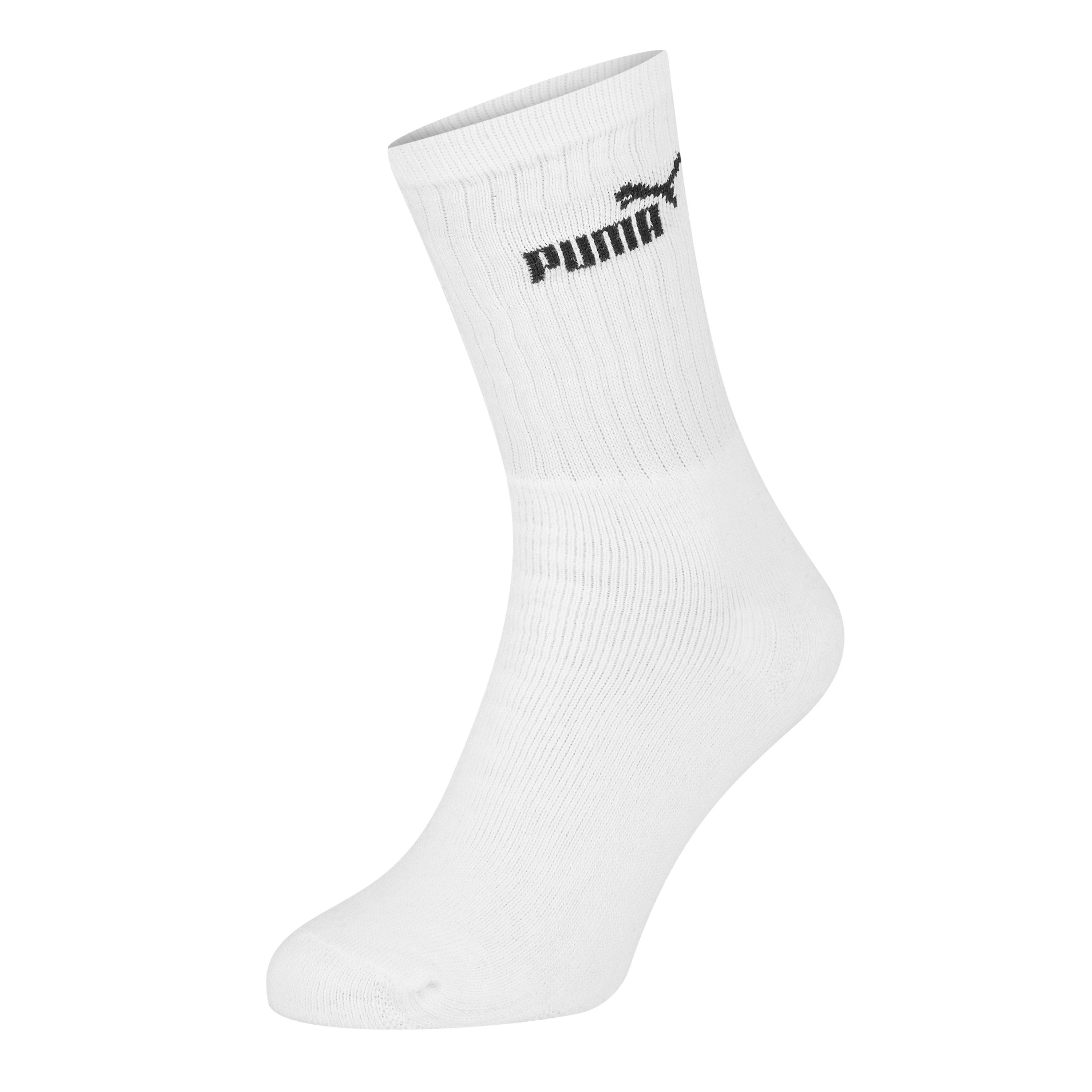 White - Puma - 3 Pack Crew Socks Mens - 2