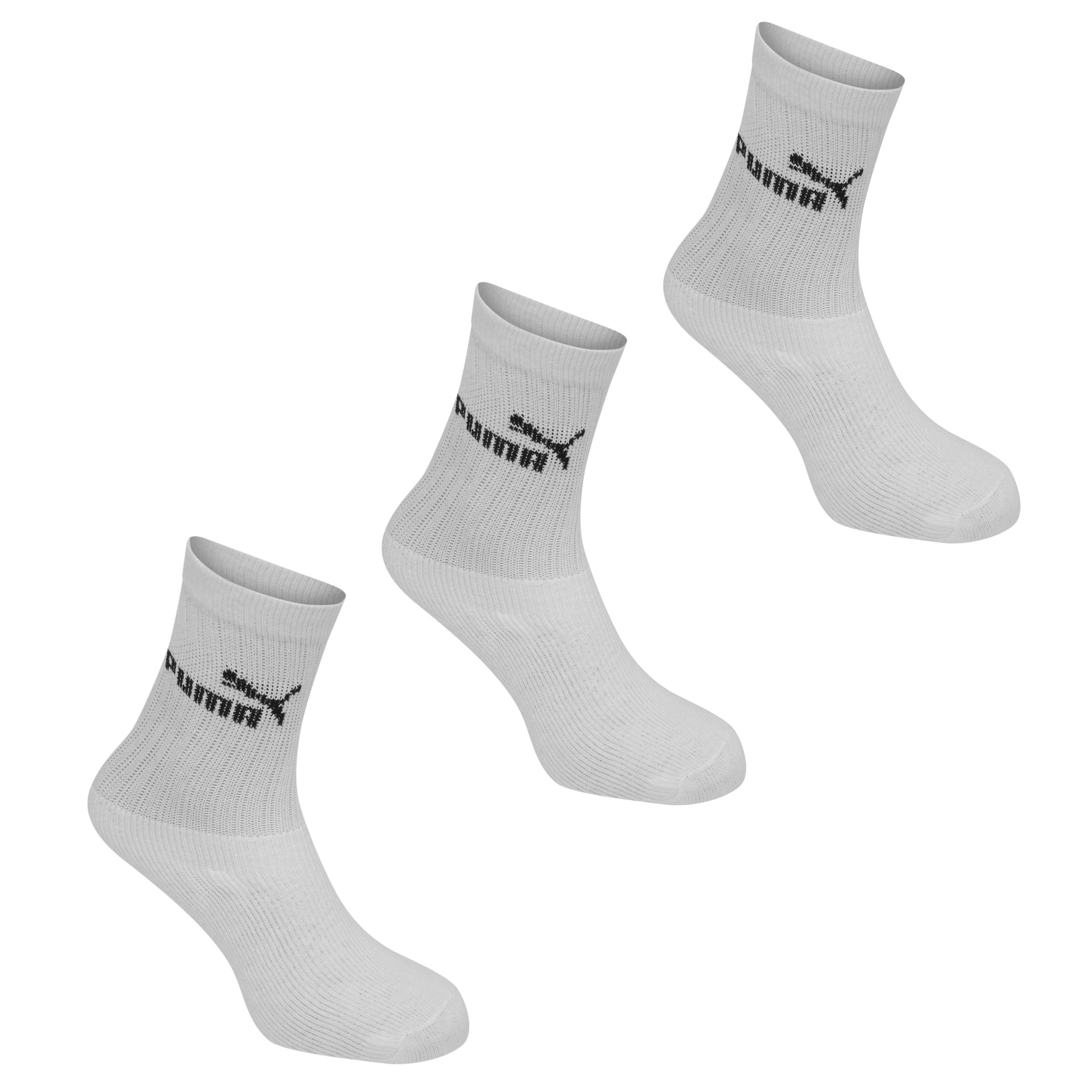 Wit - Puma - 3 Pack Crew Socks Junior - 1