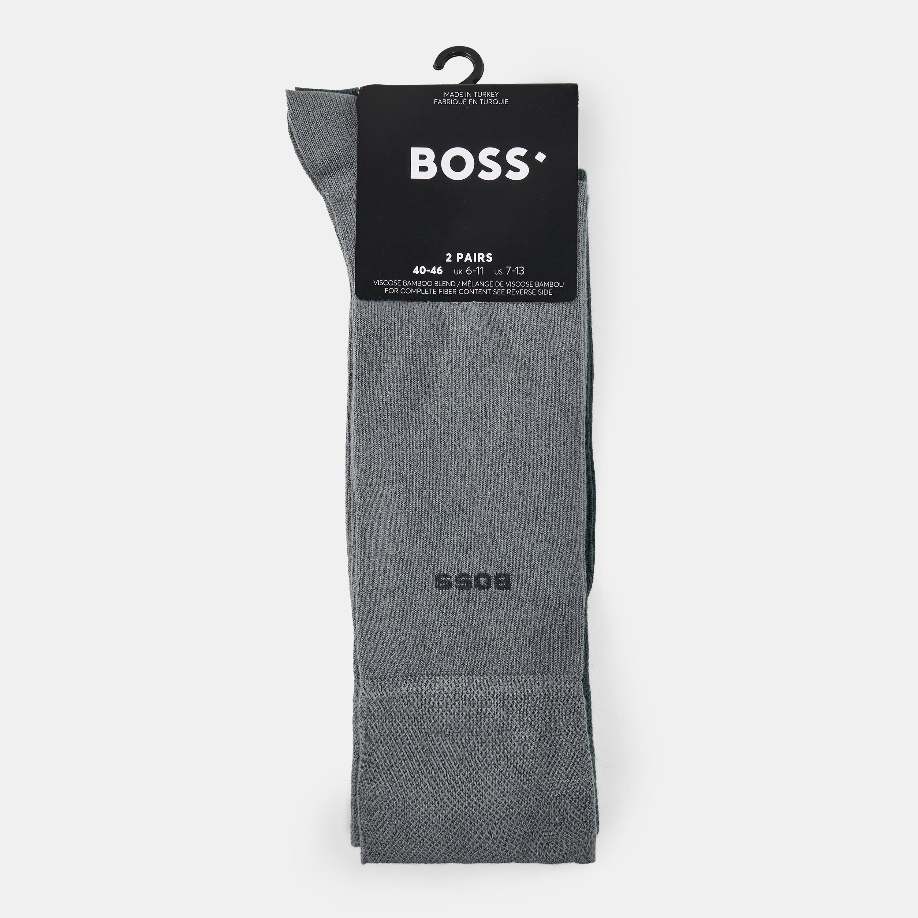 Green 337 - Boss - Men's Bamboo Crew Socks - 2
