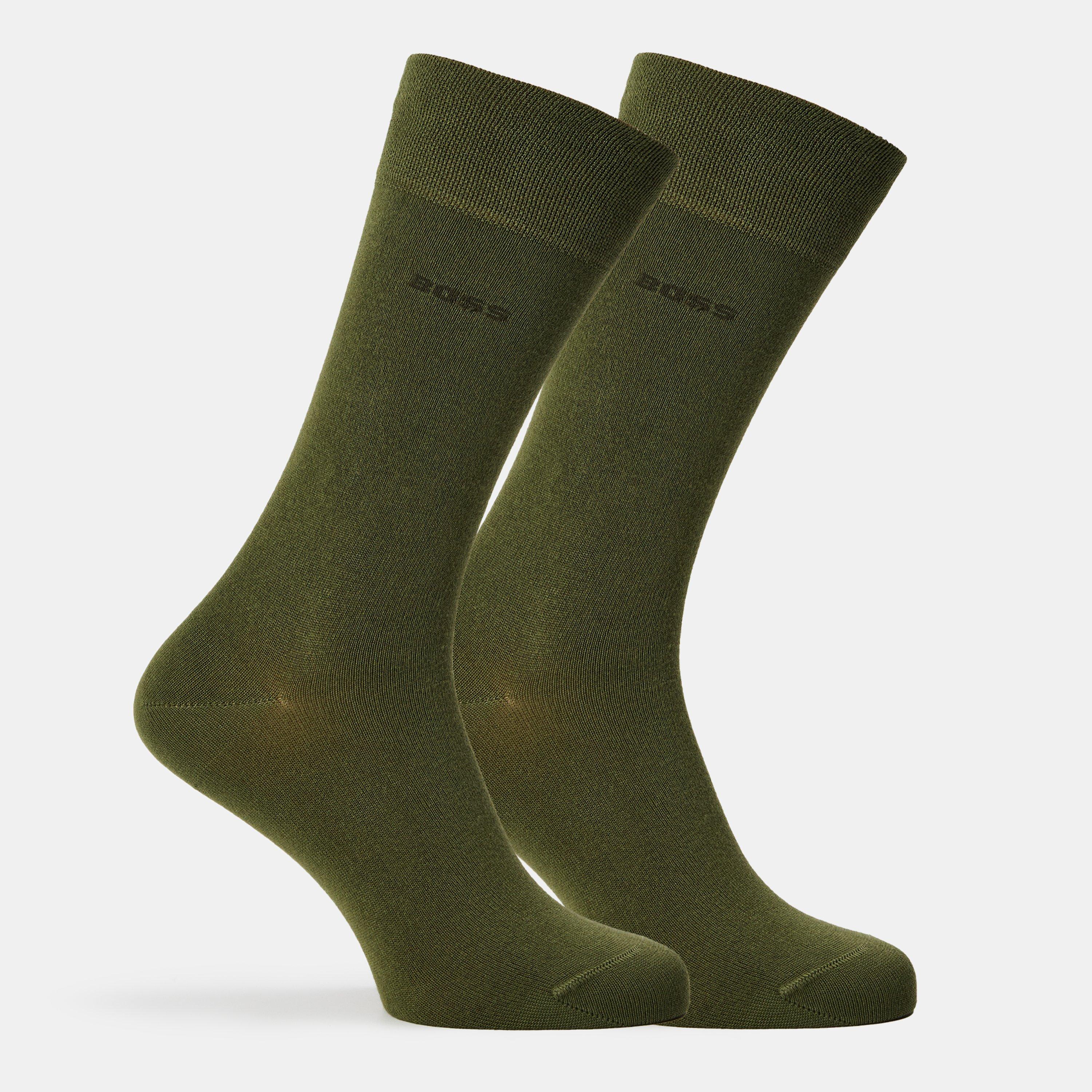 Boss Men's Bamboo Moisture Wicking Crew Socks - Open Green - Mens 7-11