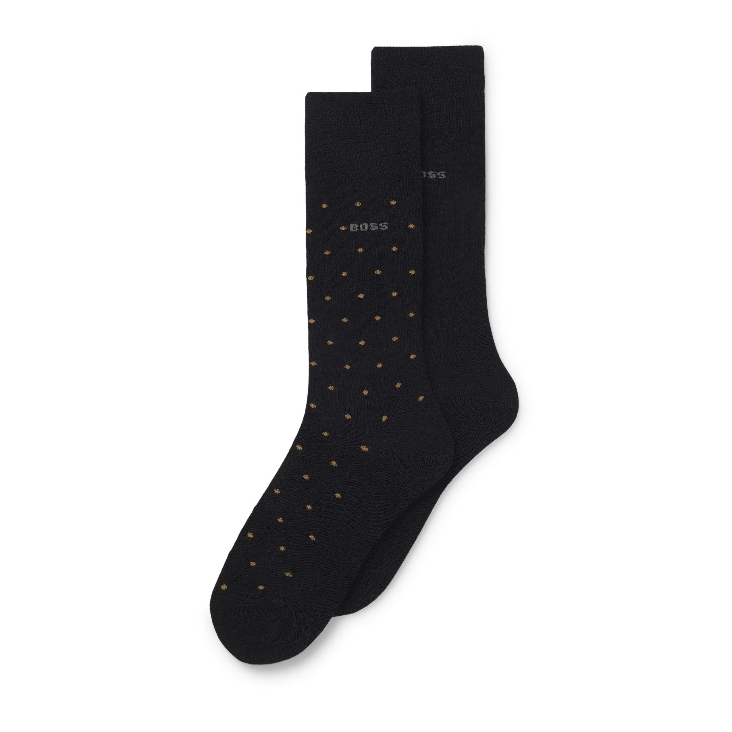Black 001 - Boss - 2-Pack Logo Socks - 3