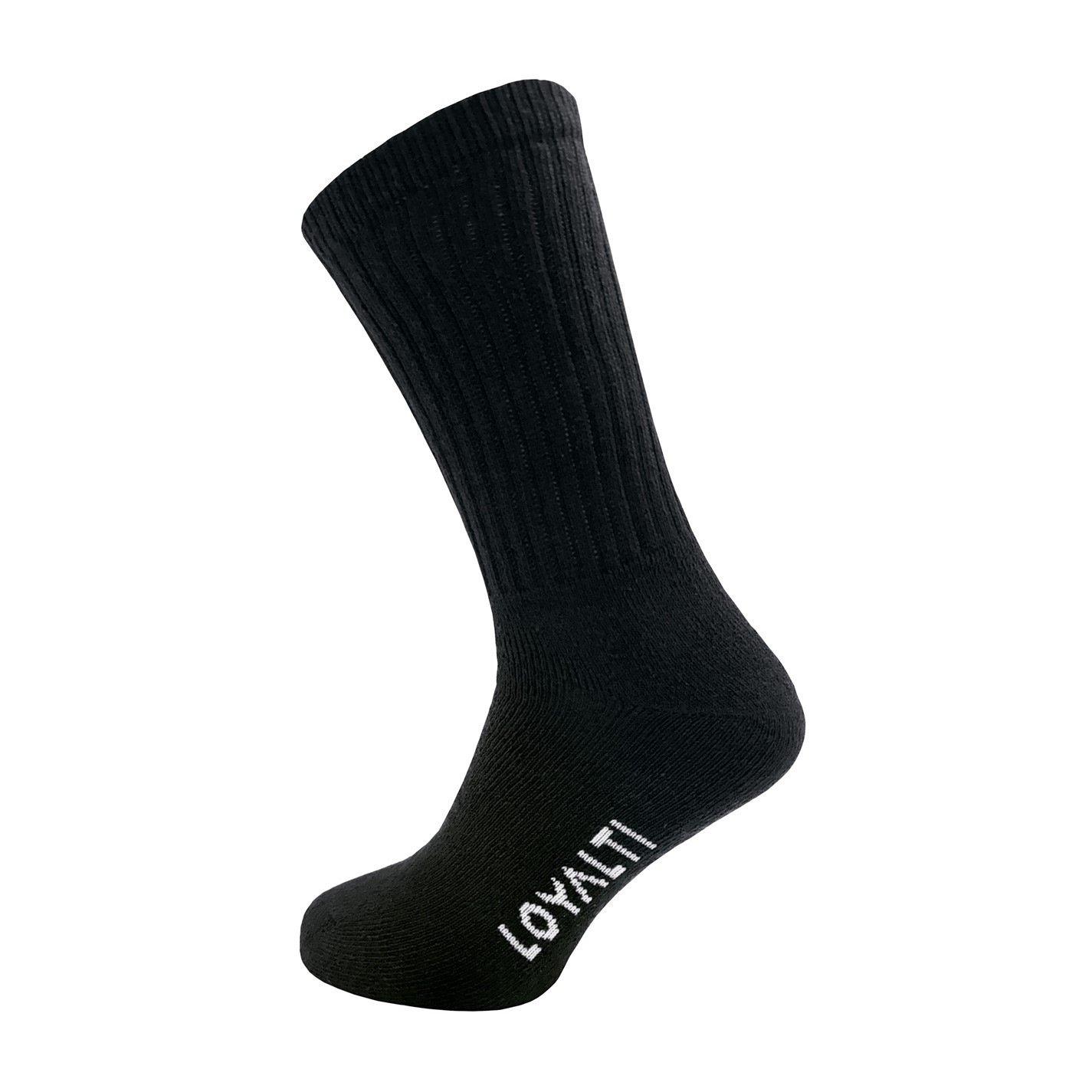 Zwart - Loyalti - Men's 8-Pack Crew Socks - 1