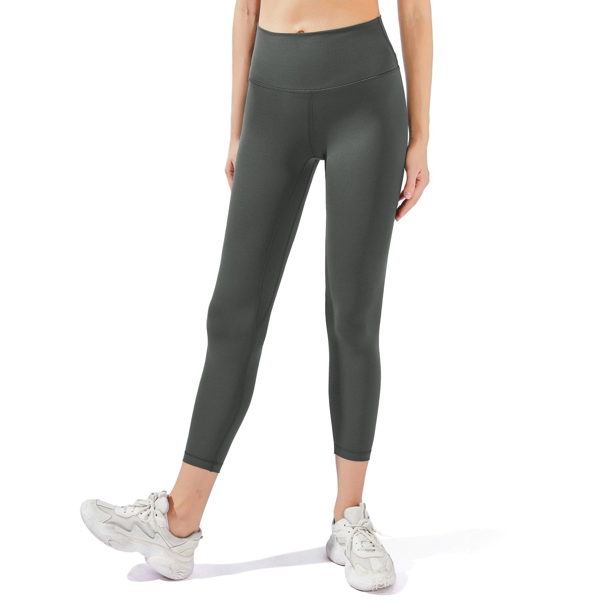 Dark Grey - Myga - Myga High-Waisted 7/8 YULA Yoga Leggings - Dark Gr - 1
