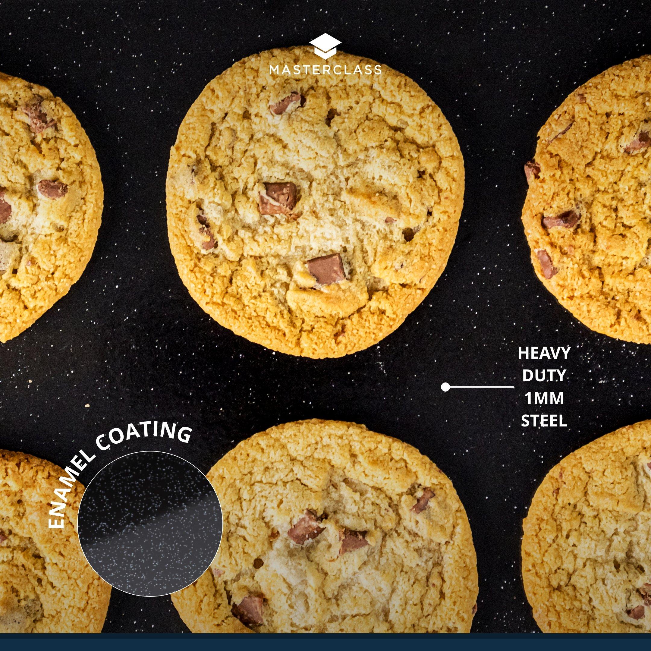 Black - MasterClass - MasterClass Vitreous Enamel Baking Sheet - 4