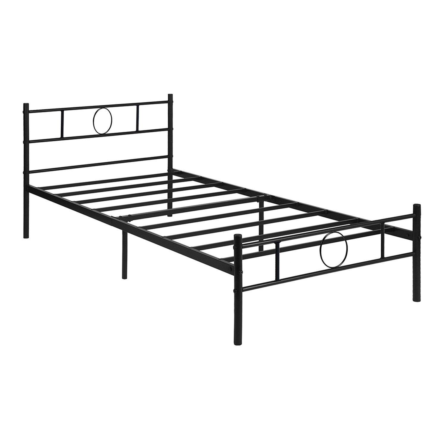 Black - Urban Meuble - Modern Metal Bed Frame - 3
