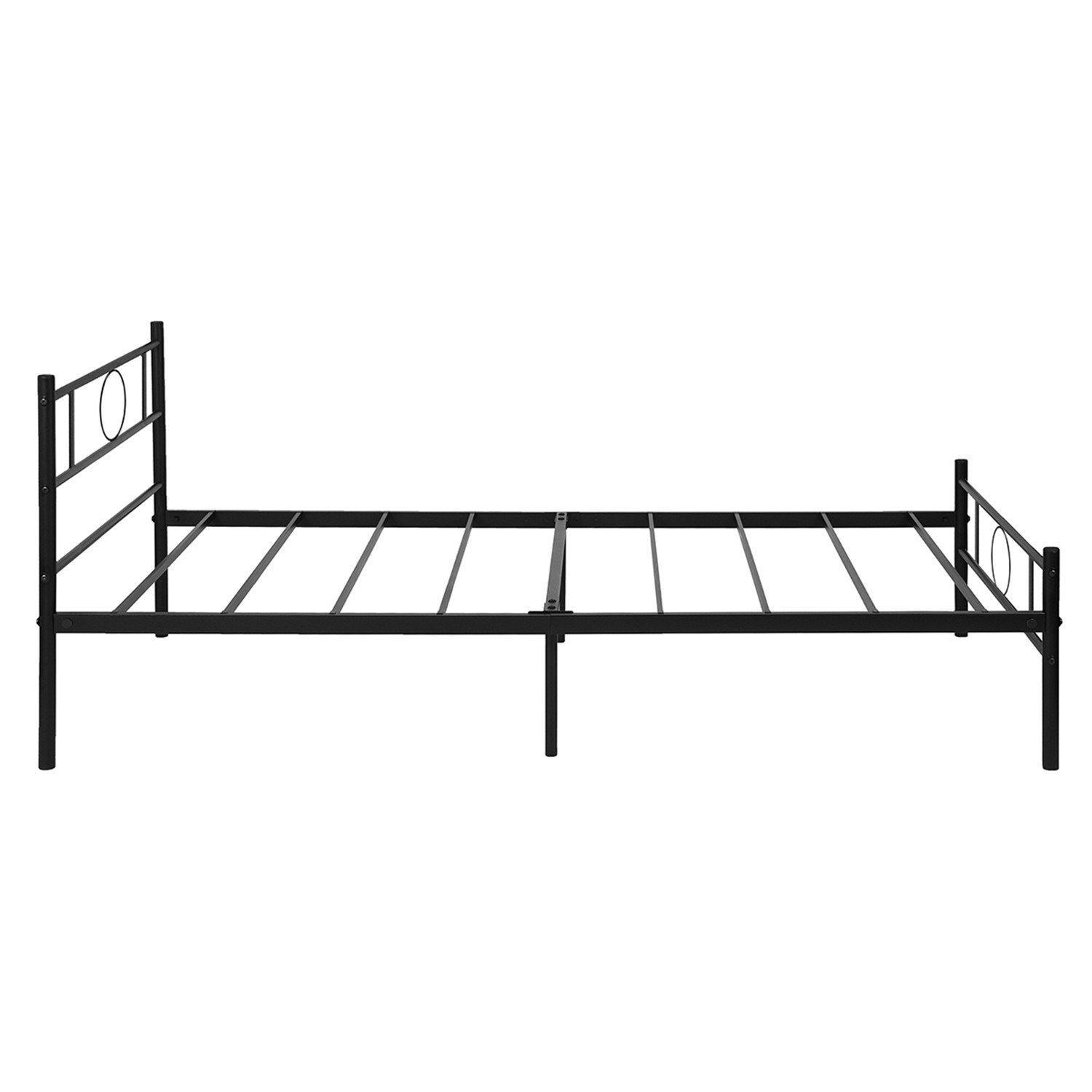 Black - Urban Meuble - Modern Metal Bed Frame - 5
