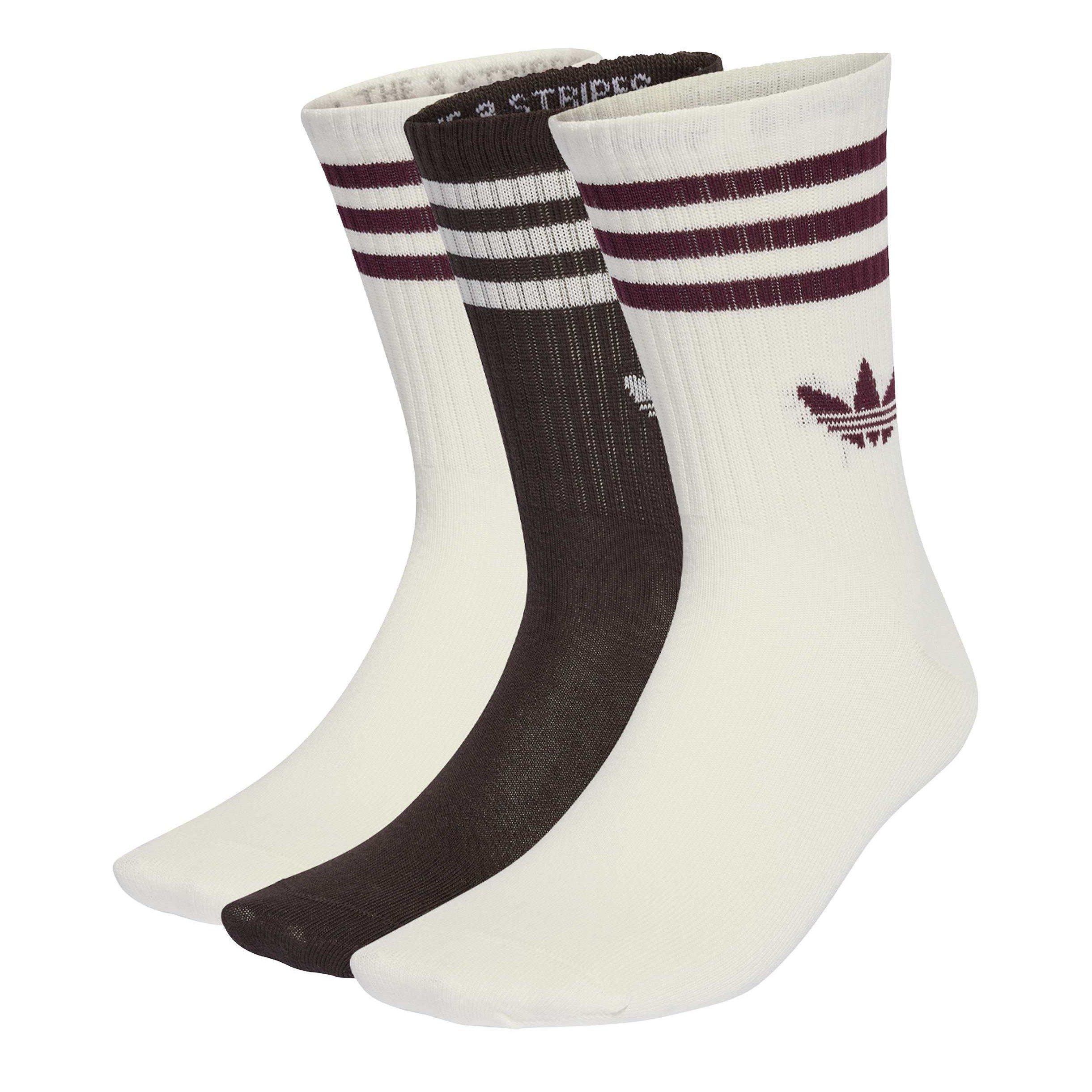Owhite/Auco/O - adidas Originals - Adi OG 3S Crw Sck 3 Pk 64 - 2