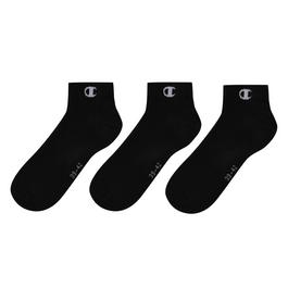 Champion Logo 1/4 3 Pack Socks Womens