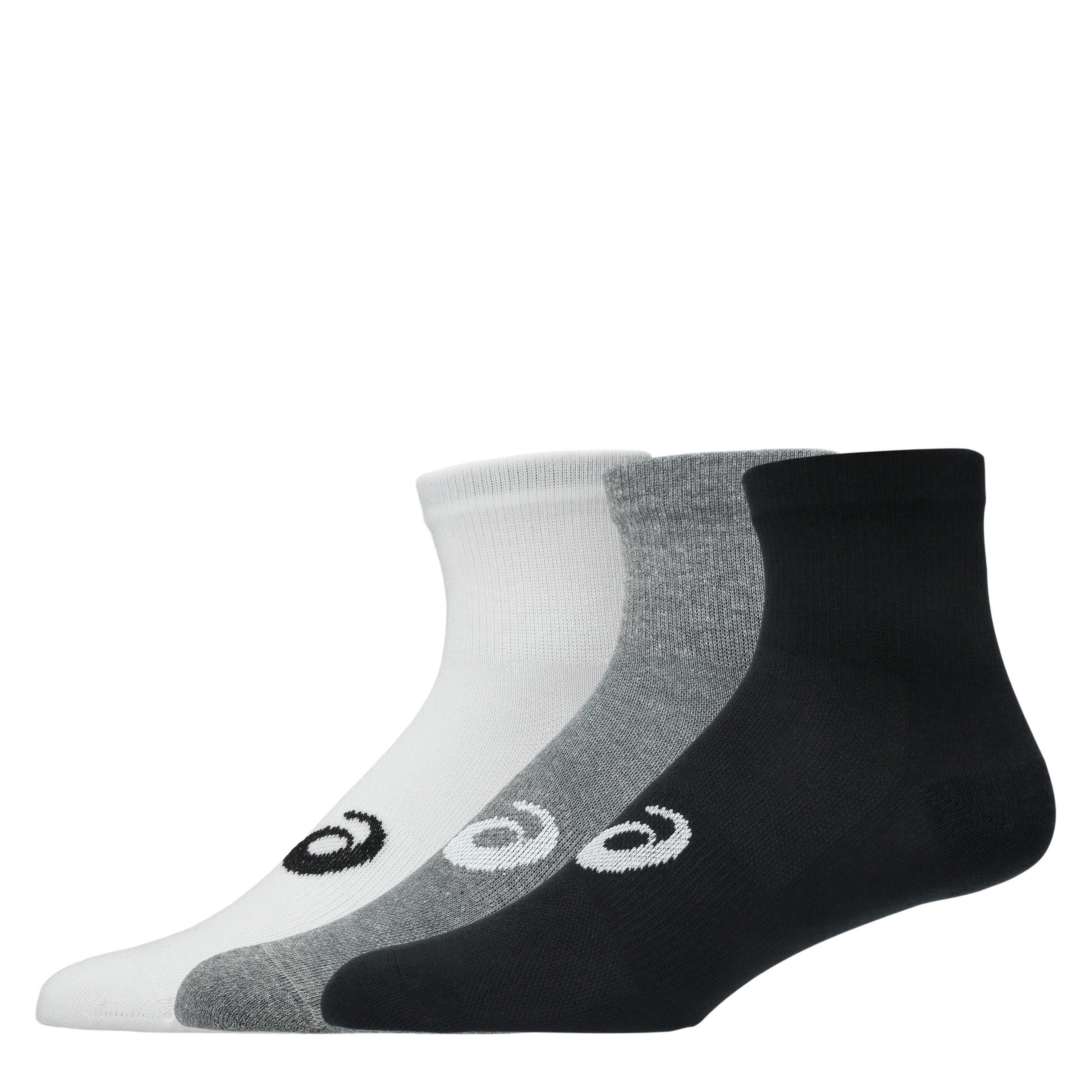 MULTI - Asics - 3 Pack Quarter Training Socks - 2