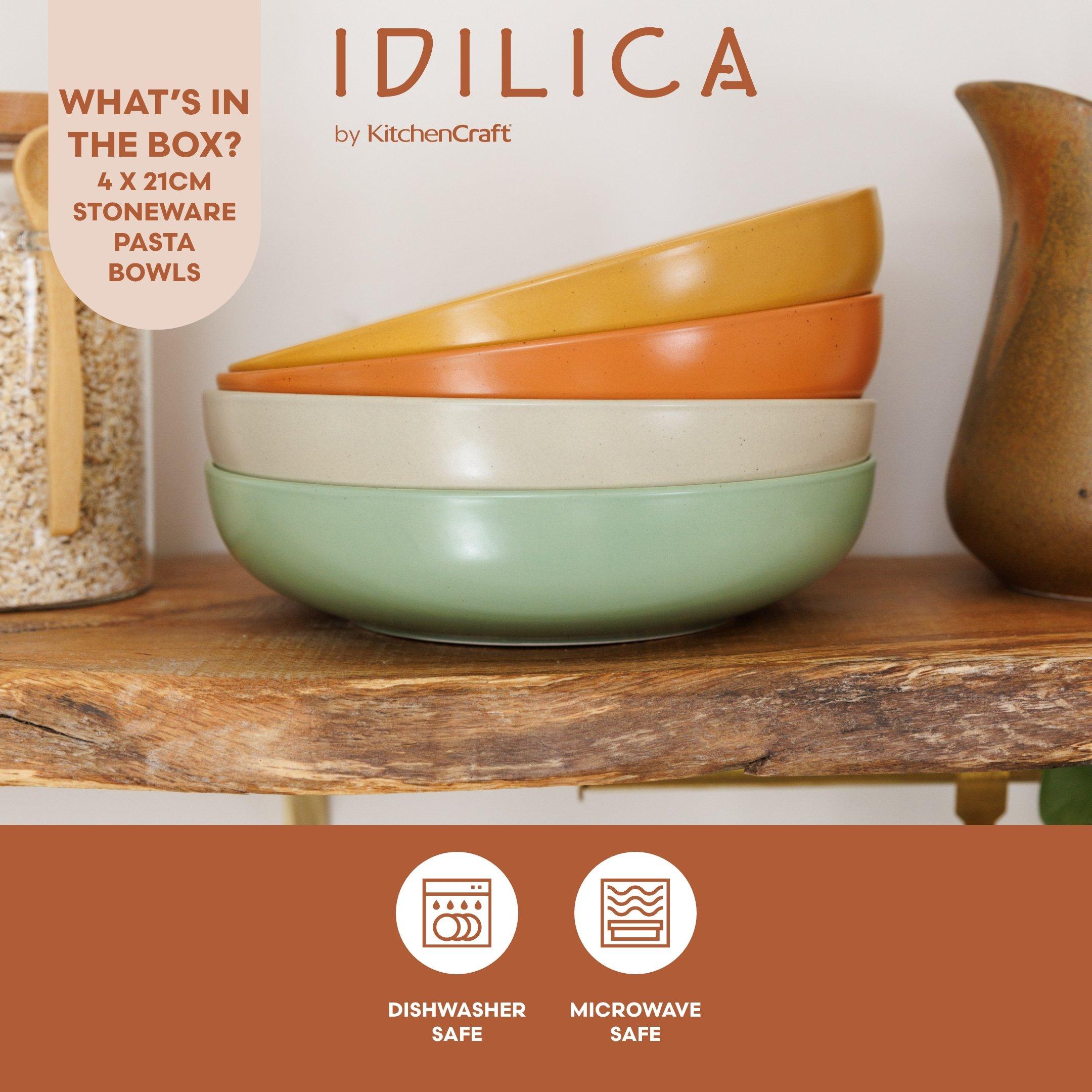 Mixed - KitchenCraft - KitchenCraft Idilica Stoneware Pasta Bowls - 2