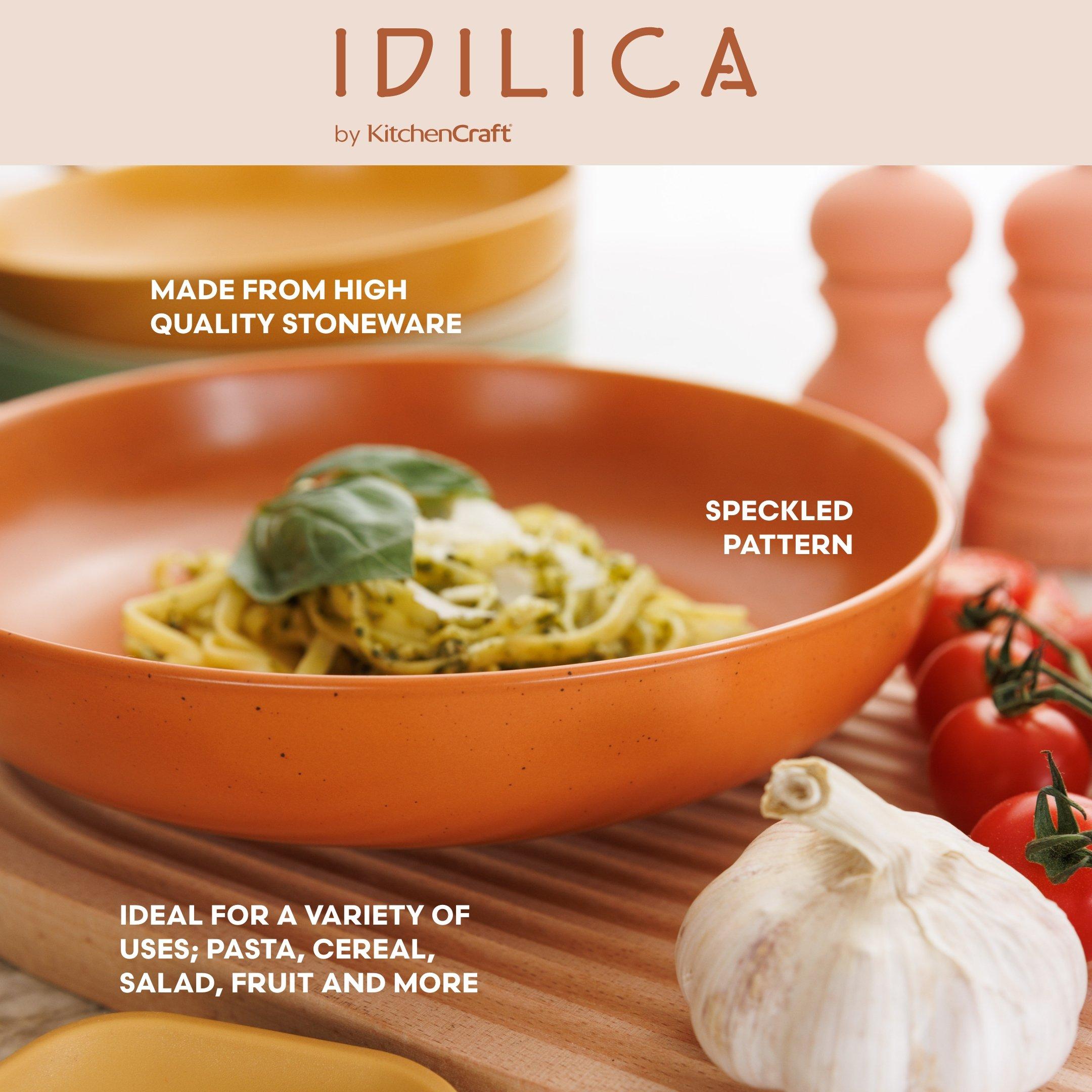 Mixed - KitchenCraft - KitchenCraft Idilica Stoneware Pasta Bowls - 4