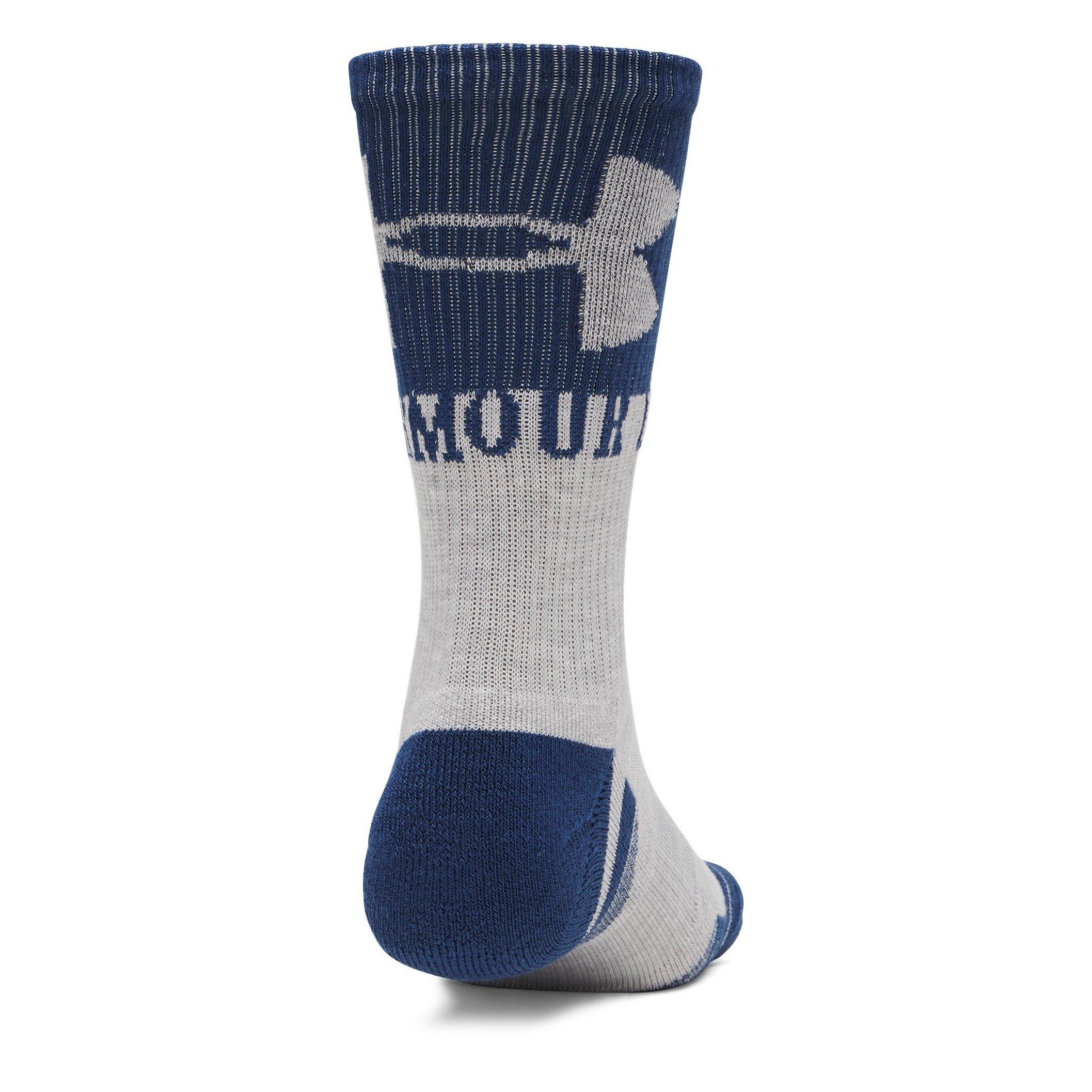 Marineblau / Weiß - Under Armour - Performance Tech 3 Pack Crew Socks - 3