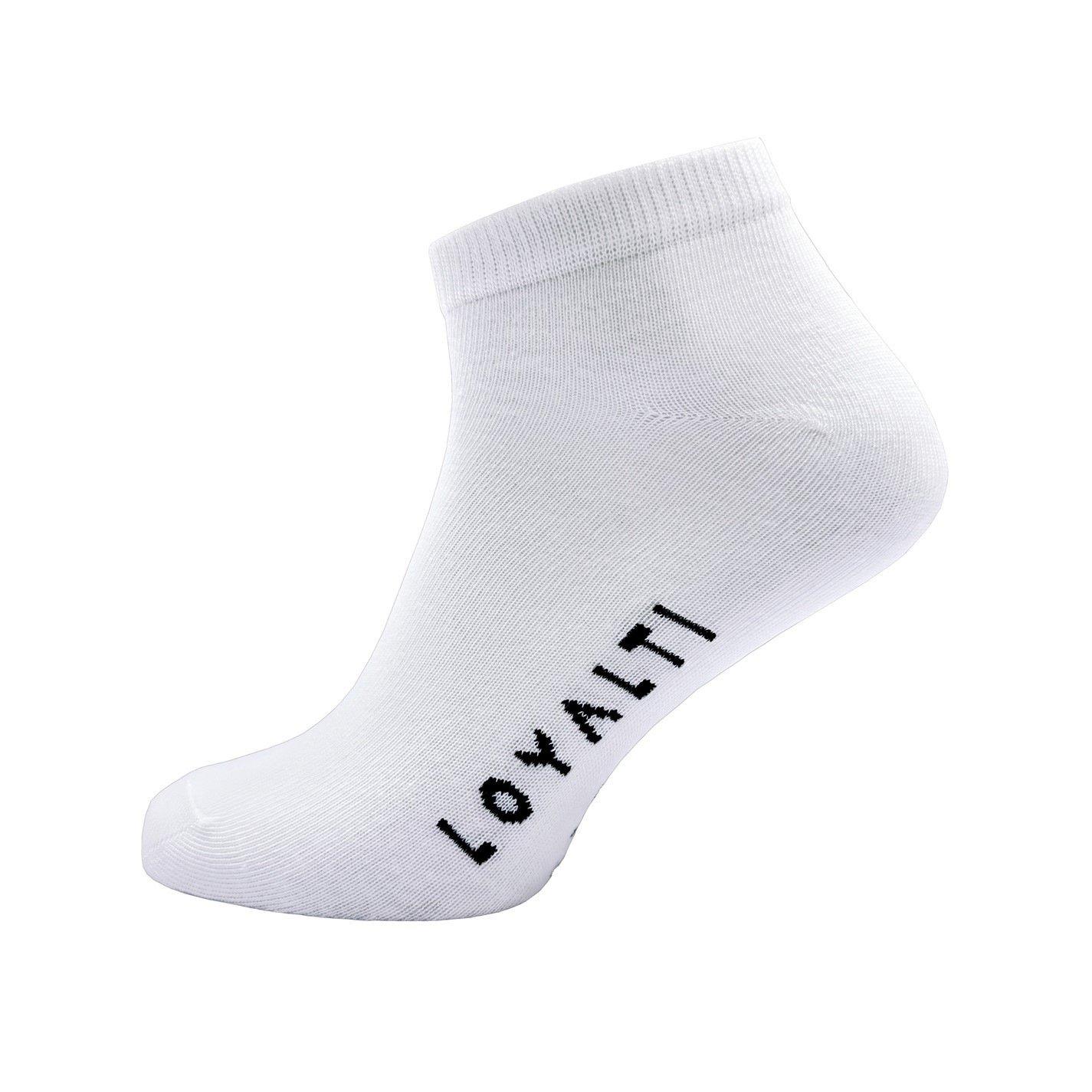 Wit - Loyalti - Men's Trainers Socks - 1