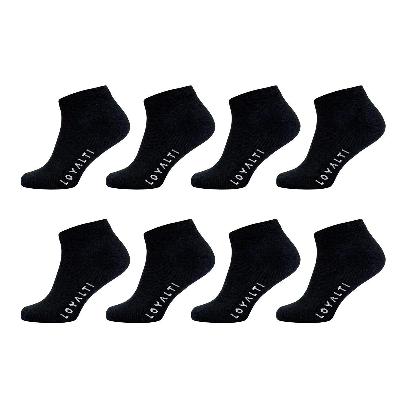 Black - Loyalti - Men's Trainers Socks - 2