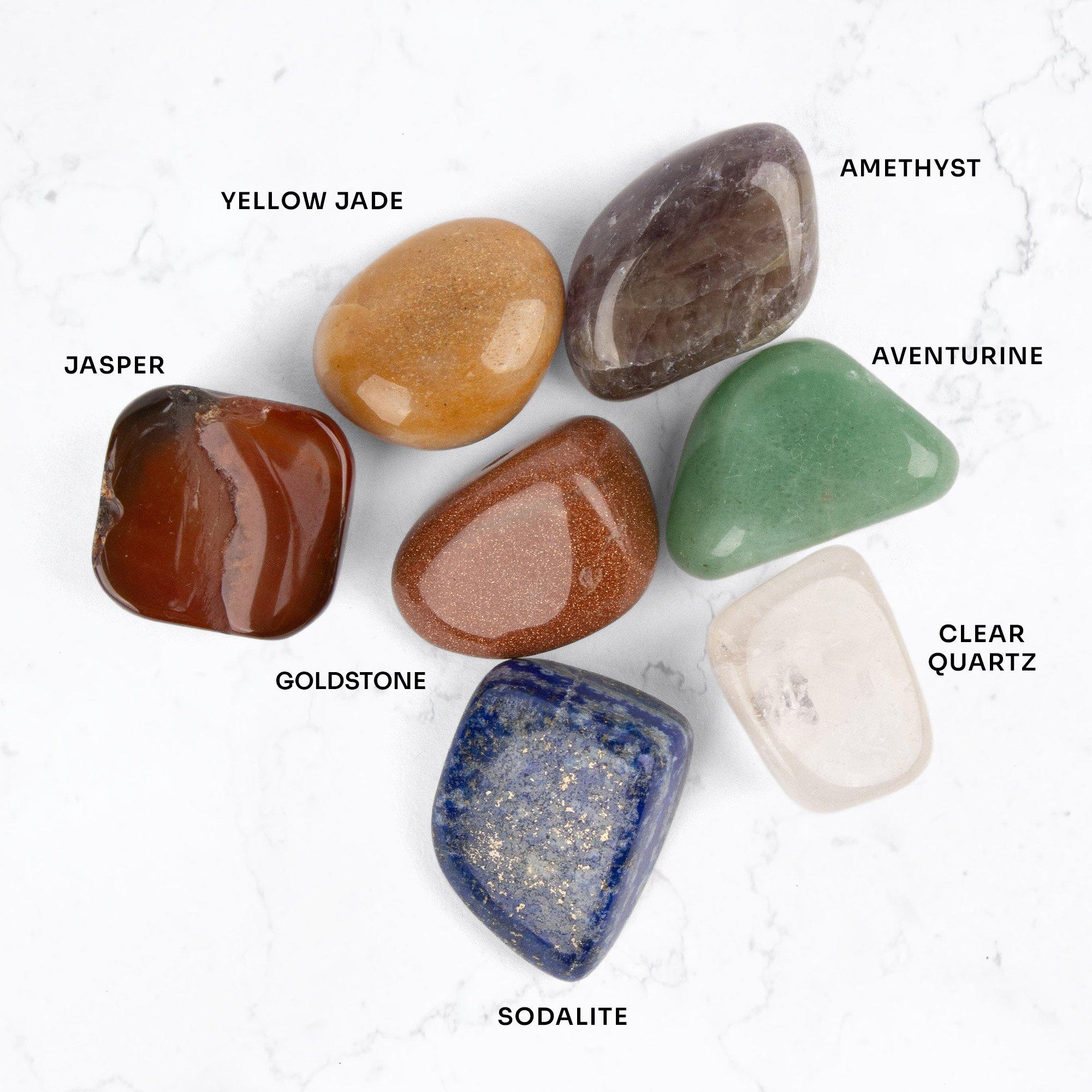 Multicoloured - Myga - Myga Chakra Stones Natural Healing Crystals - 2
