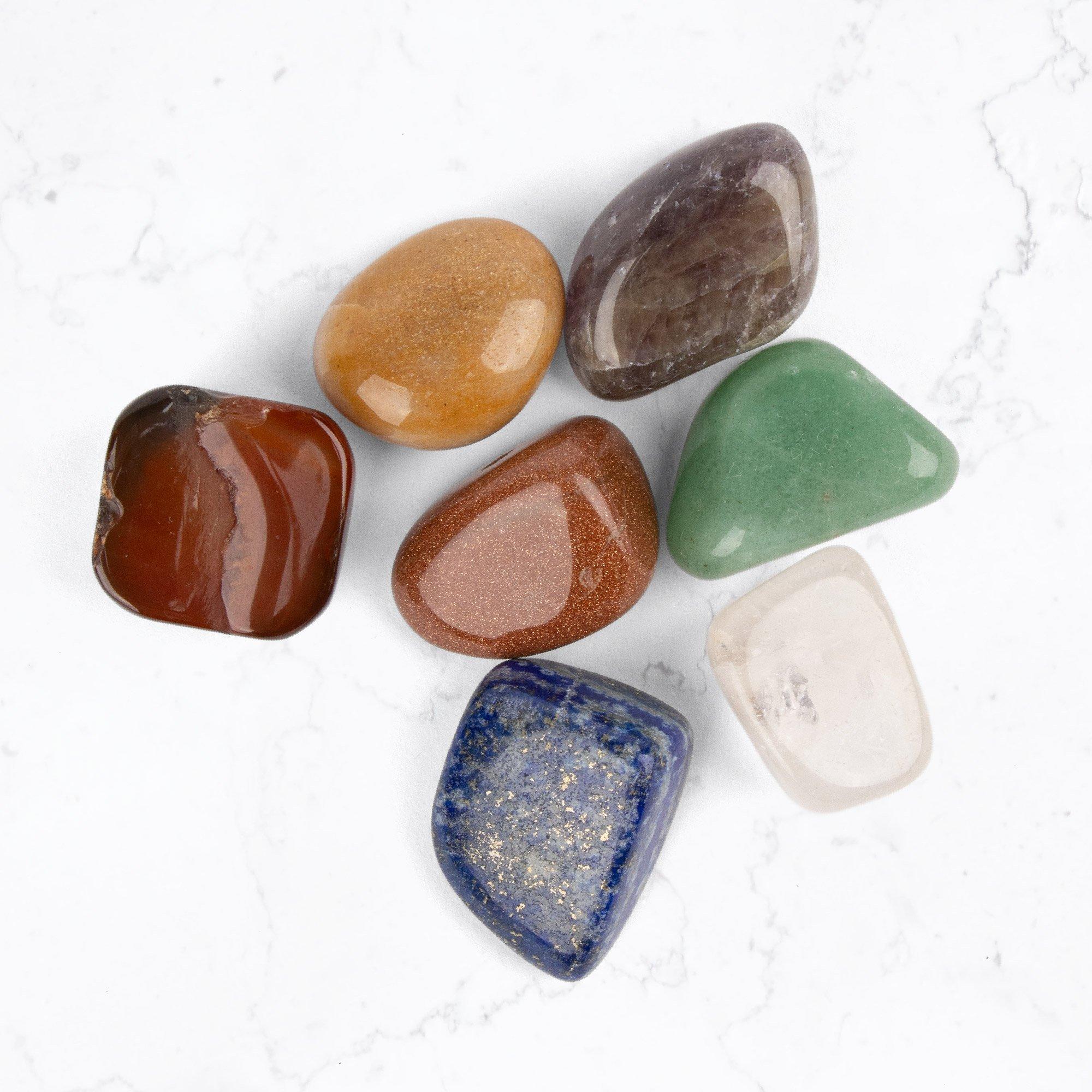 Multicoloured - Myga - Myga Chakra Stones Natural Healing Crystals - 3