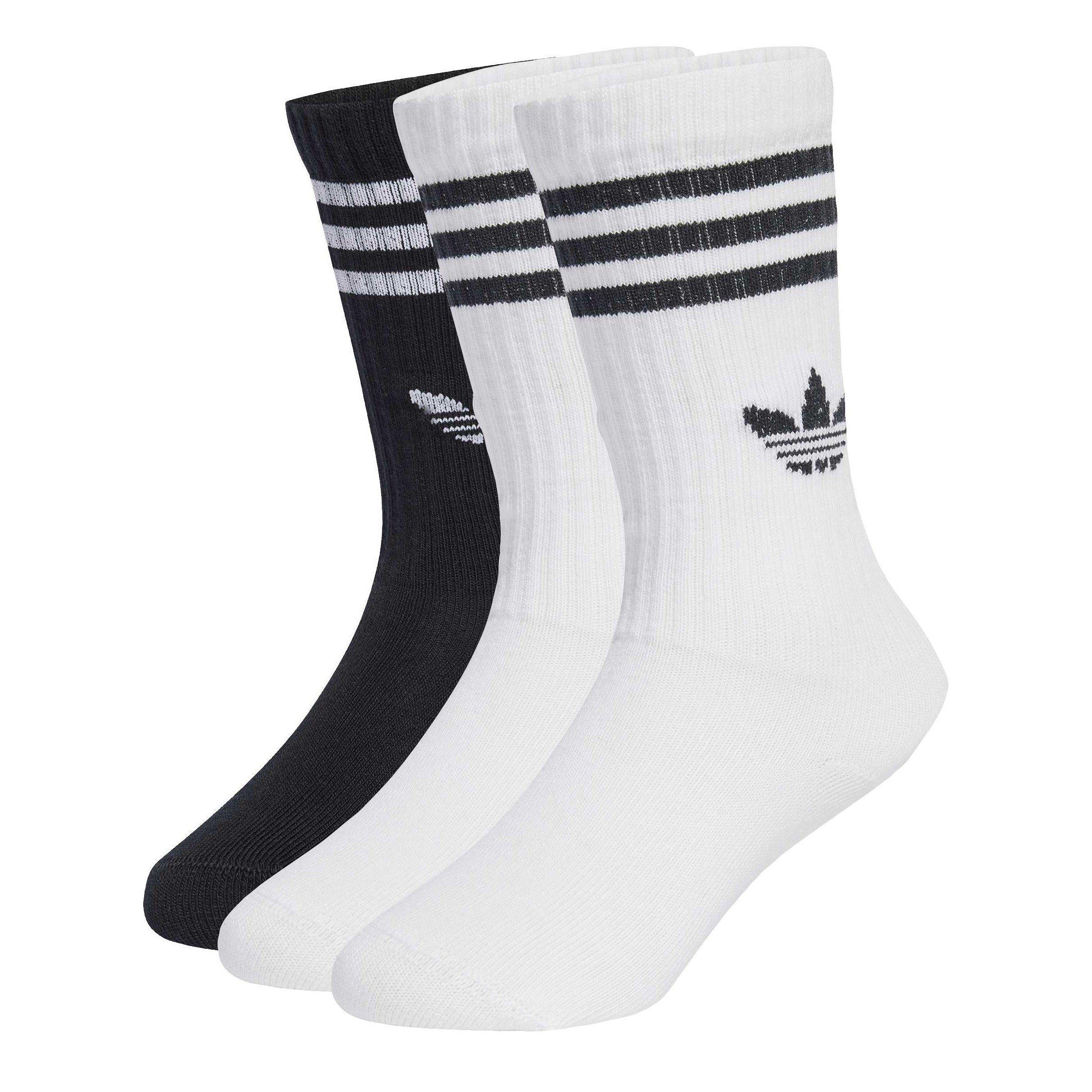 White/Black - adidas Originals - Adi OG Crw Sck 3 Pk Jn64 - 2