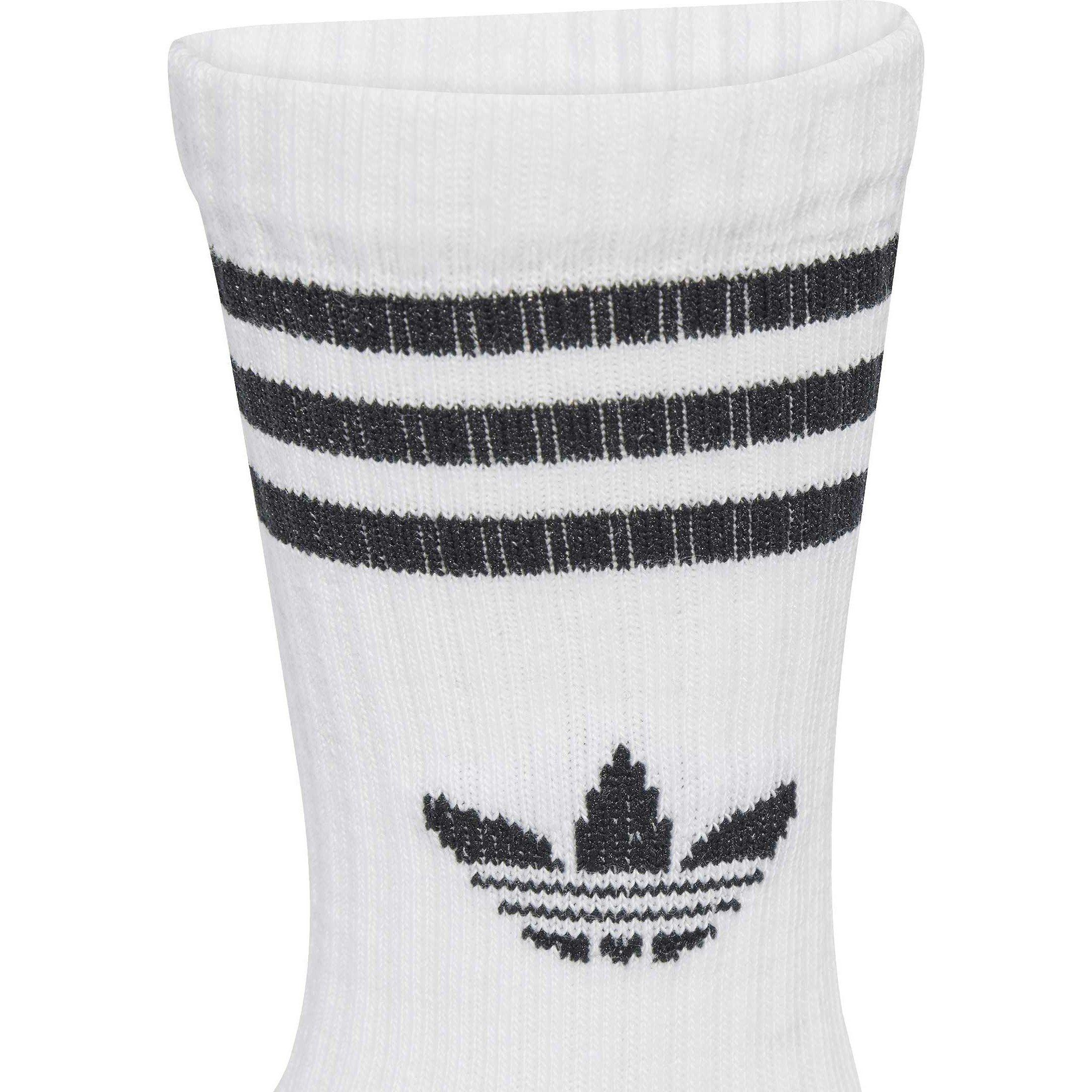 White/Black - adidas Originals - Adi OG Crw Sck 3 Pk Jn64 - 3