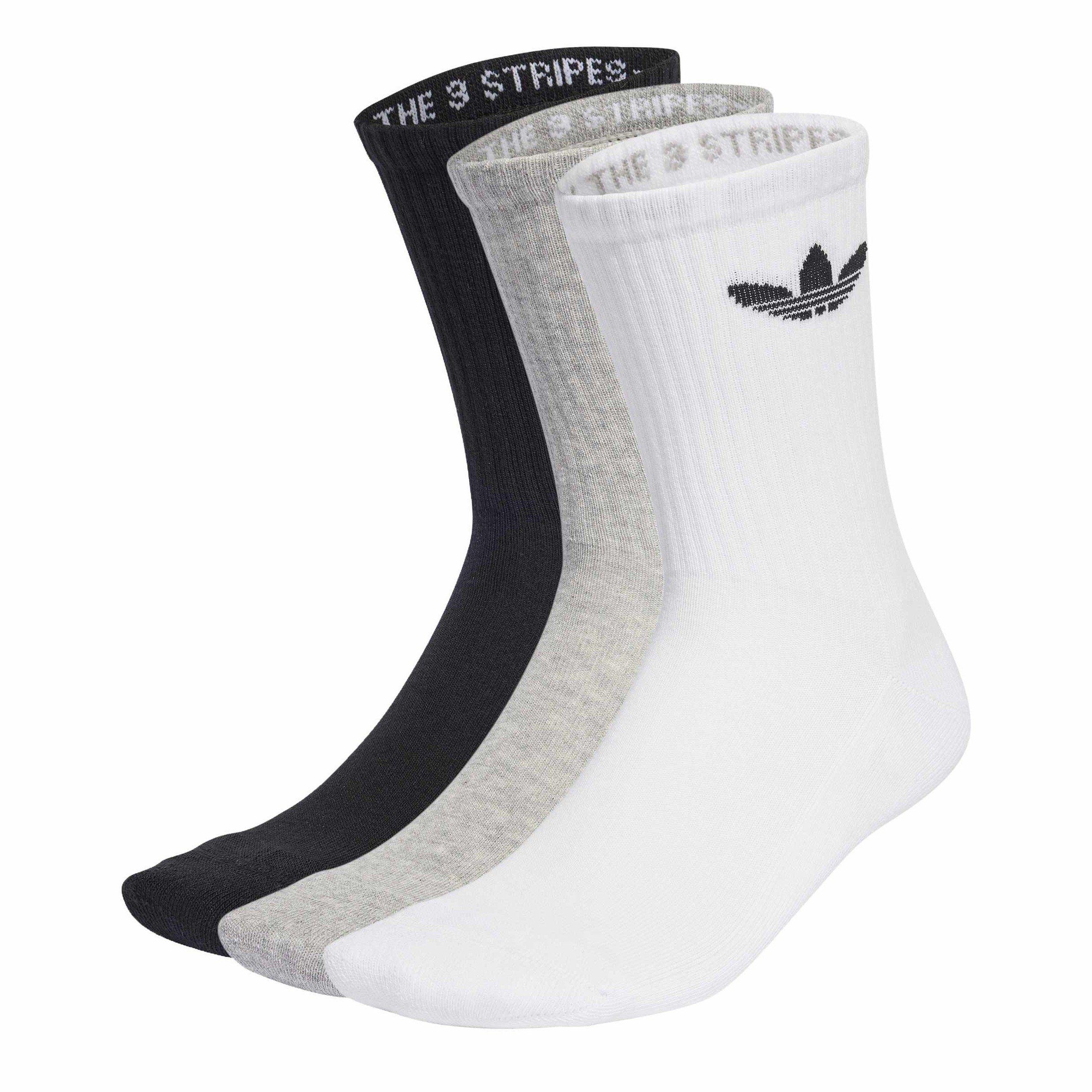 White/Mgreyh/ - adidas Originals - Adi OG Trefoil Crw Soc 64