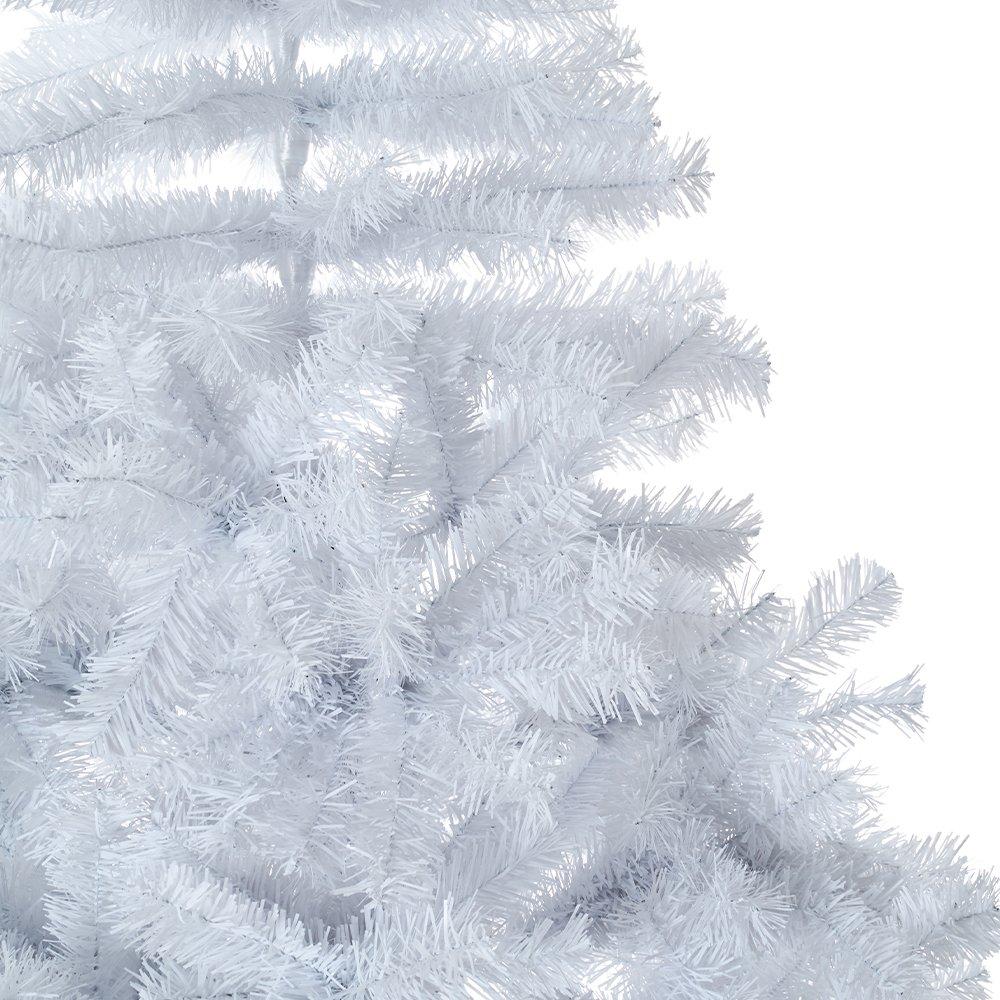 White - LIFE IDEAS - 1.8M Snow Christmas Tree with Foldable Stand - 4