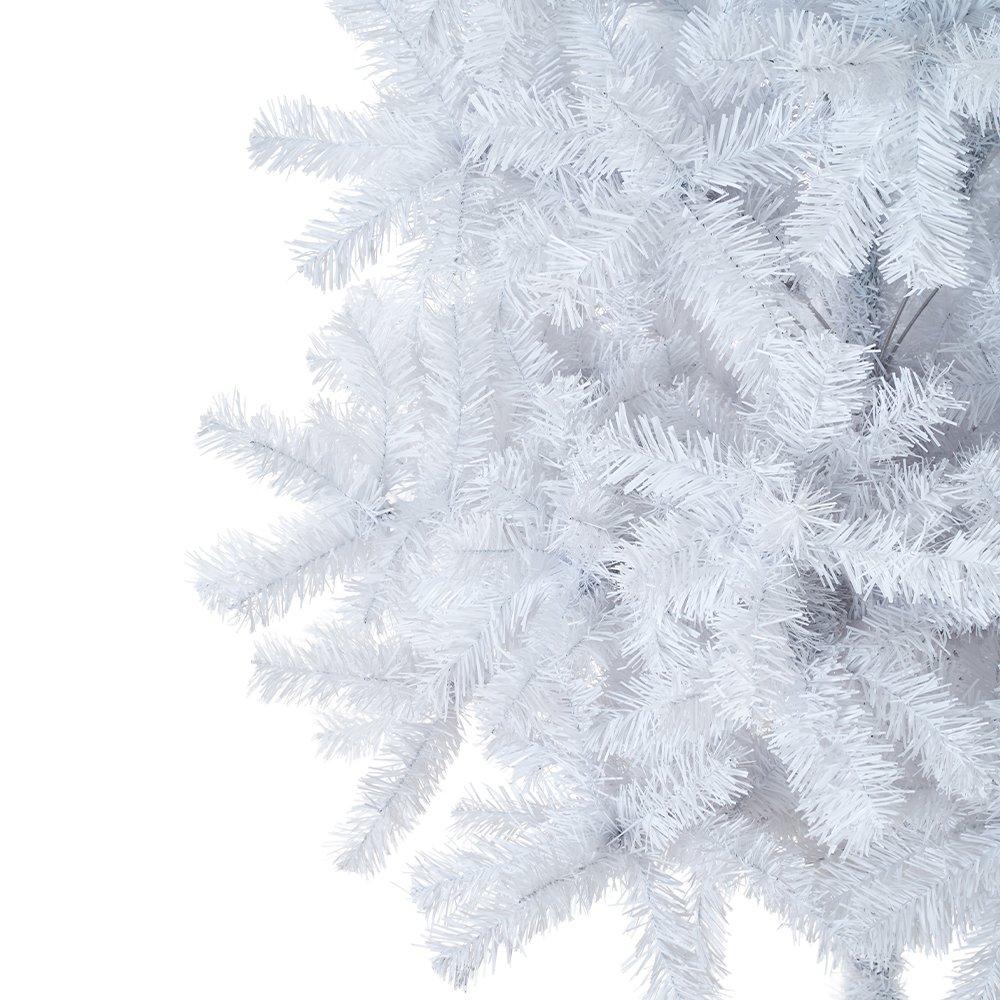 White - LIFE IDEAS - 1.8M Snow Christmas Tree with Foldable Stand - 5