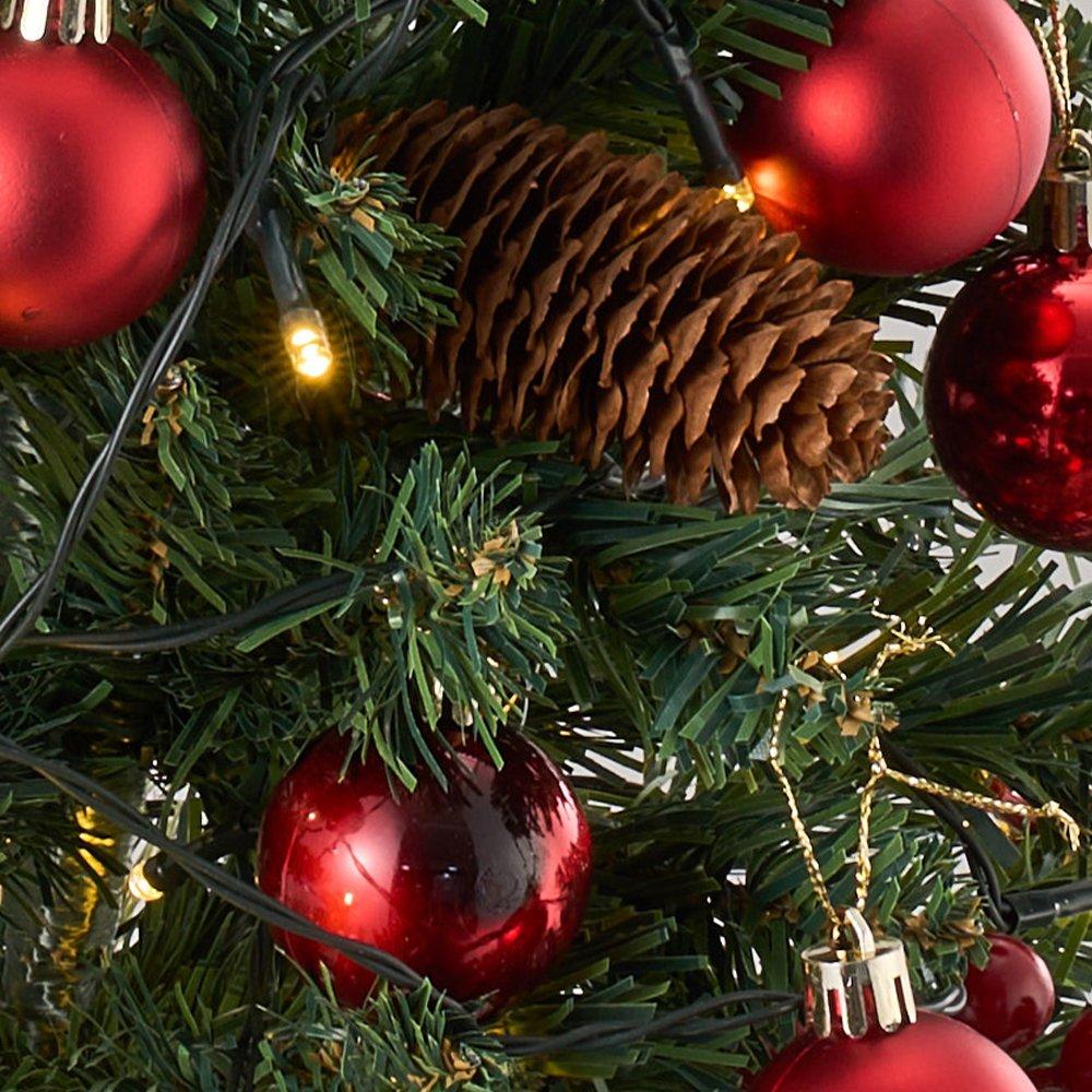Green - LIFE IDEAS - Christmas Tree Ground Stake with Light and Timer - 3
