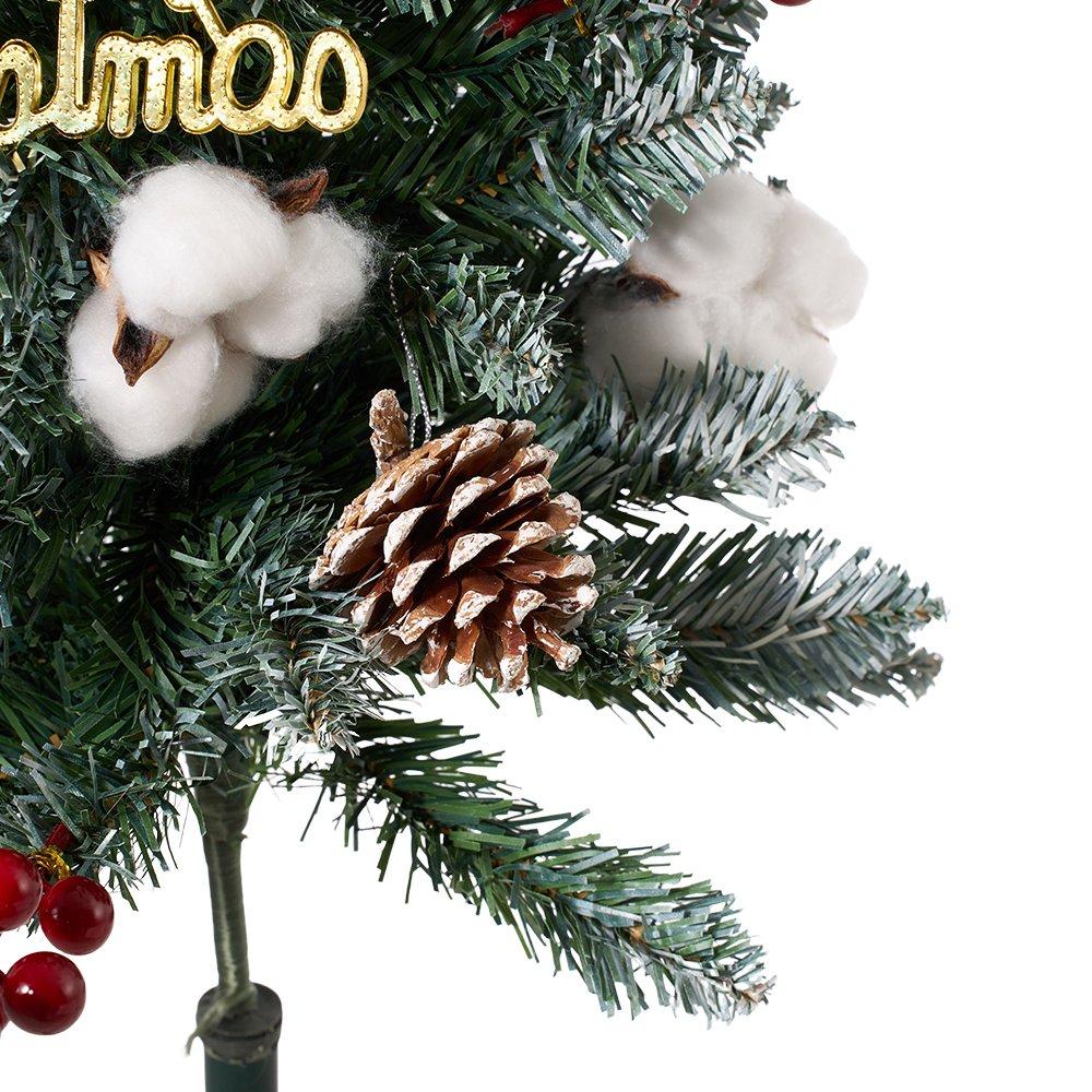 Green - LIFE IDEAS - Christmas Tree Ground Stake with Solar Light - 4