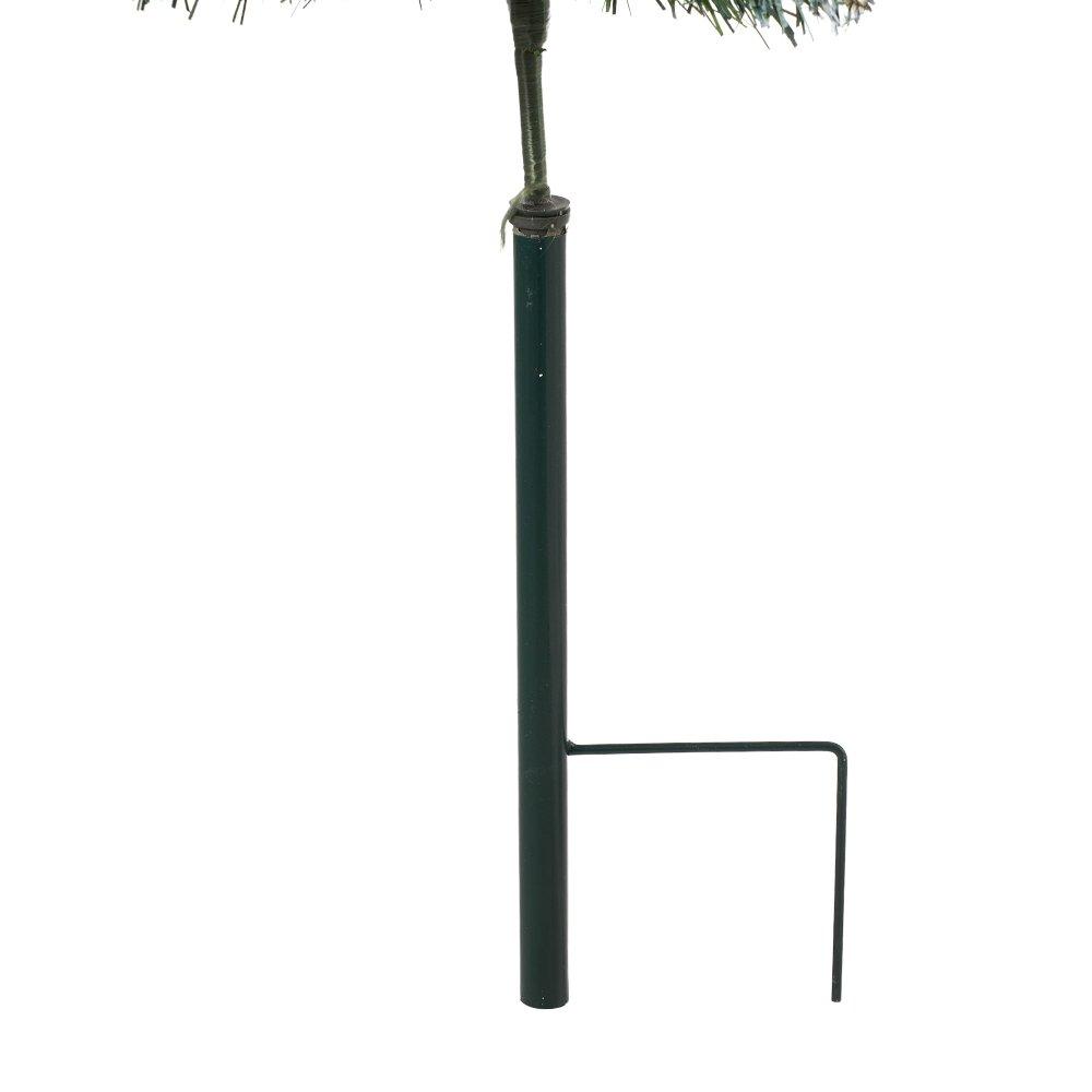 Green - LIFE IDEAS - Christmas Tree Ground Stake with Solar Light - 5