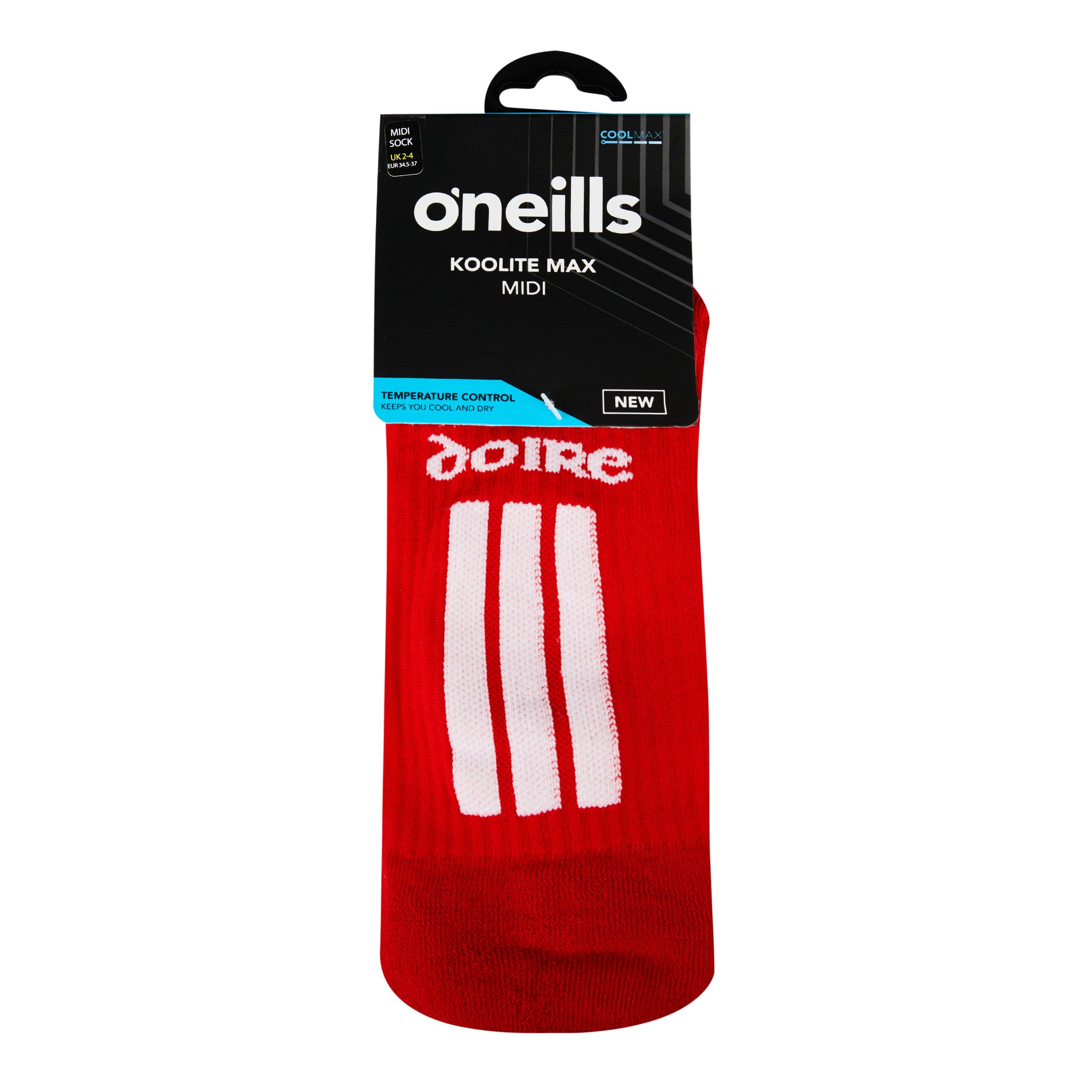 Red/White - ONeills - Derry Home Sock Senior - 1