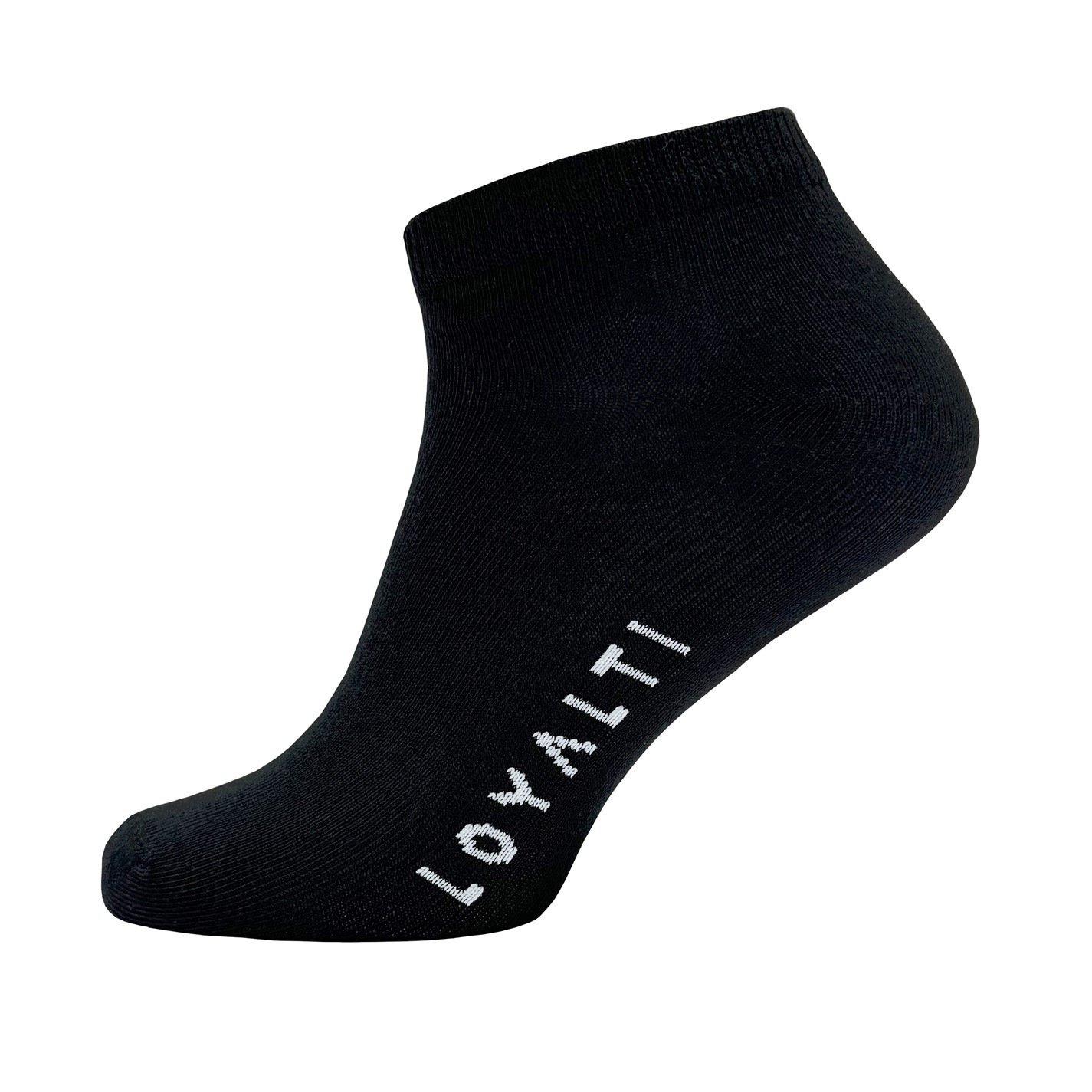 Zwart - Loyalti - Men's Trainers Socks - 1