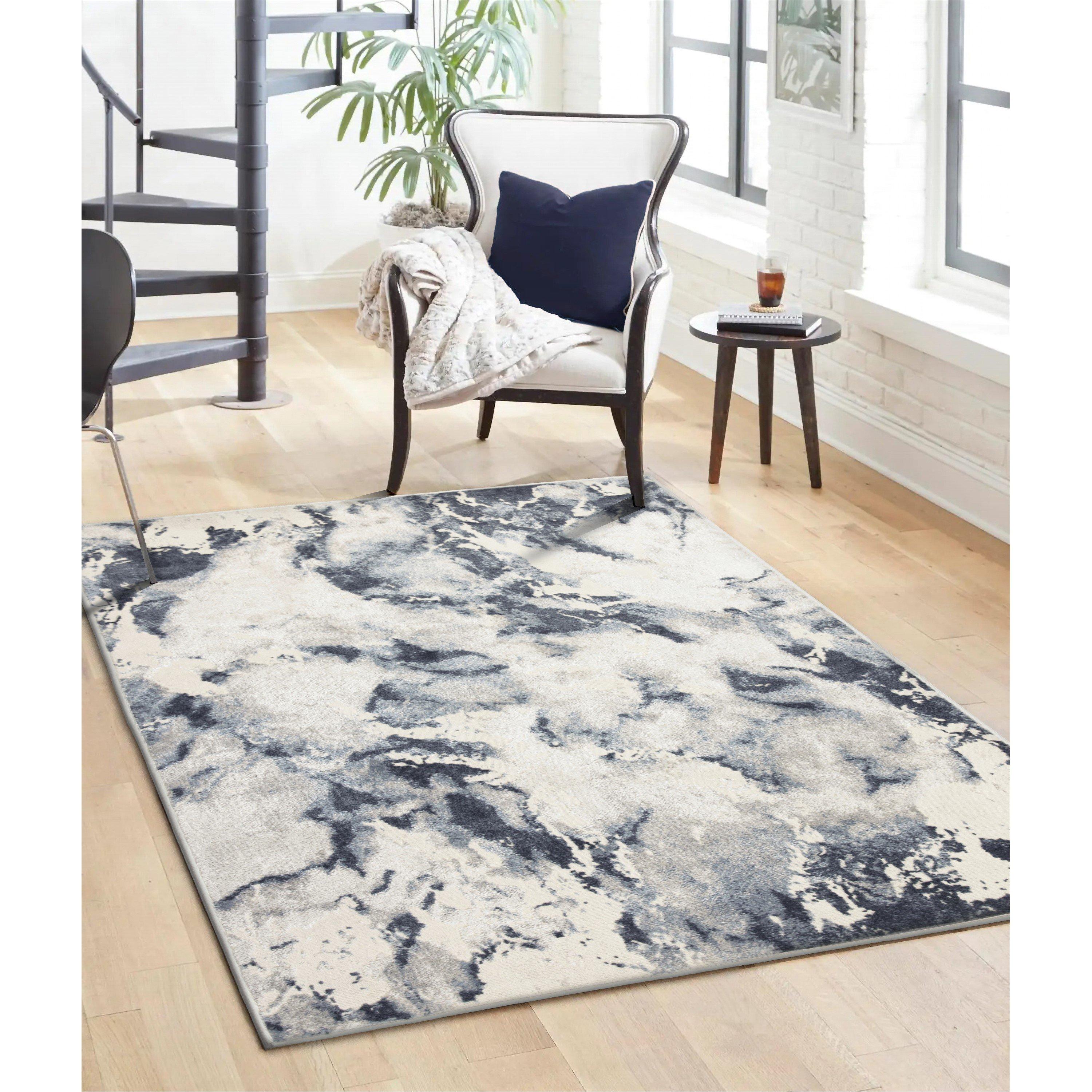 Navy - Arthouse - Muse Bahia Marble Navy 200 x 290cm Rug - 7